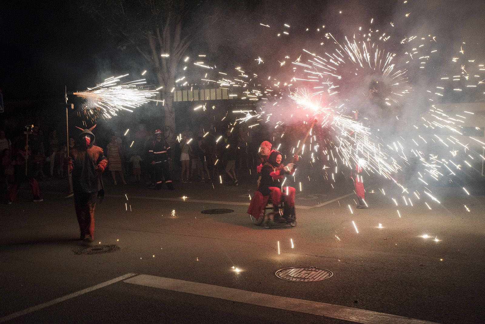 Correfoc de la Festa Major de Mira-Sol. FOTOS: Bernat Millet