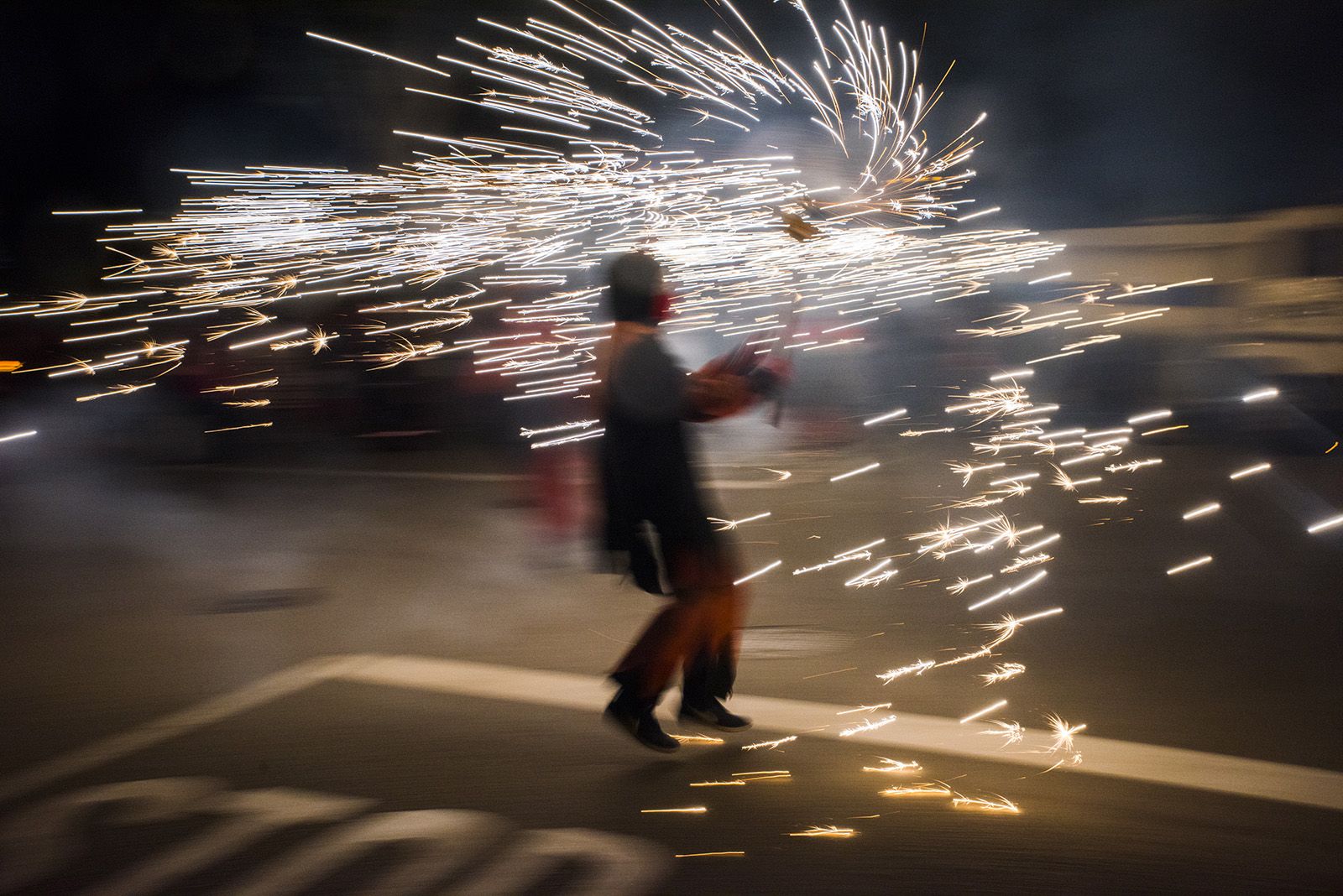 Correfoc de la Festa Major de Mira-Sol. FOTOS: Bernat Millet