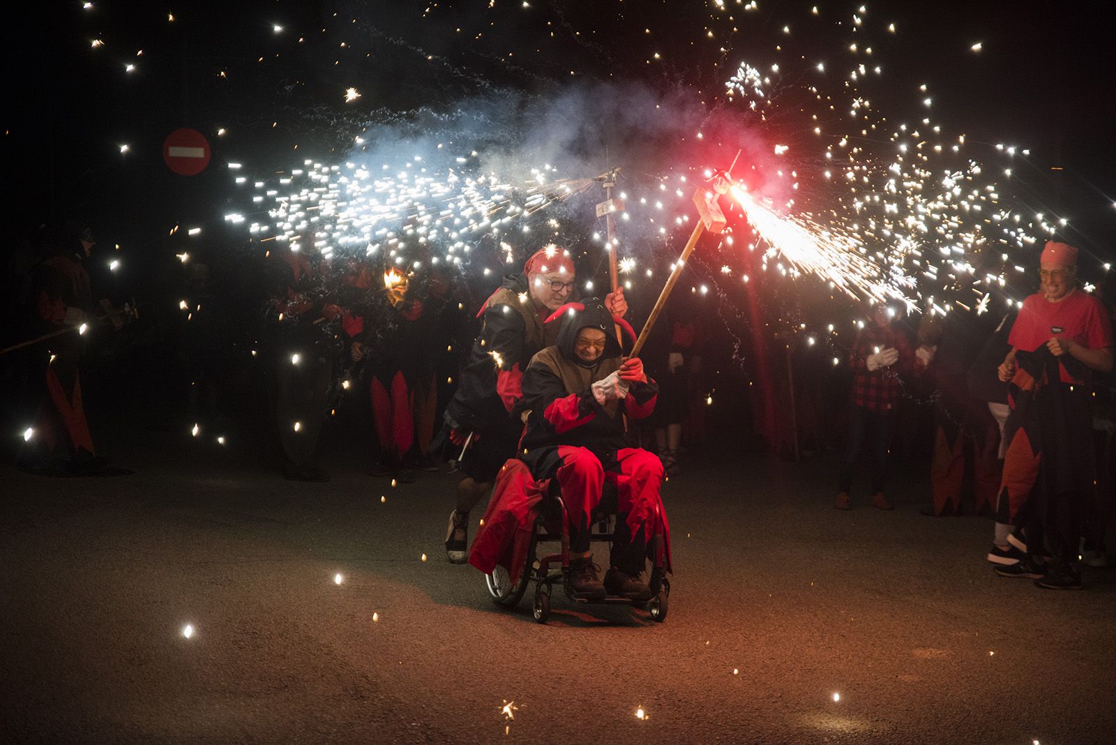 Correfoc de la Festa Major de Mira-Sol. FOTOS: Bernat Millet