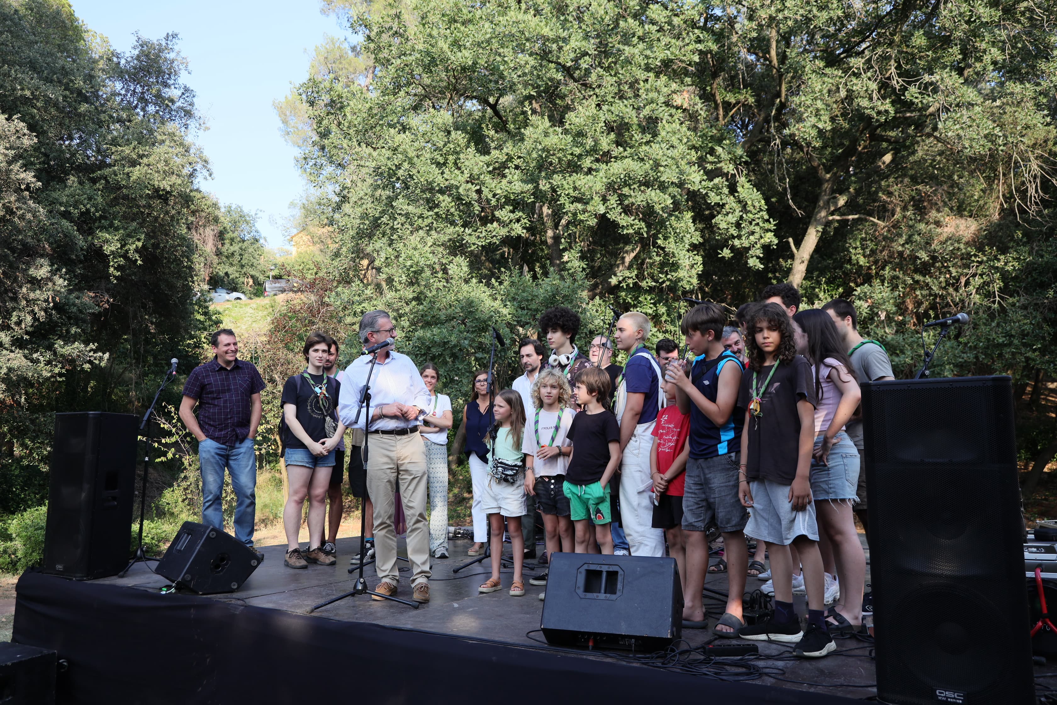 Pregó de la Festa Major de La Floresta a càrrec de l'Agrupament Escolta La Floresta FOTO: Ajuntament