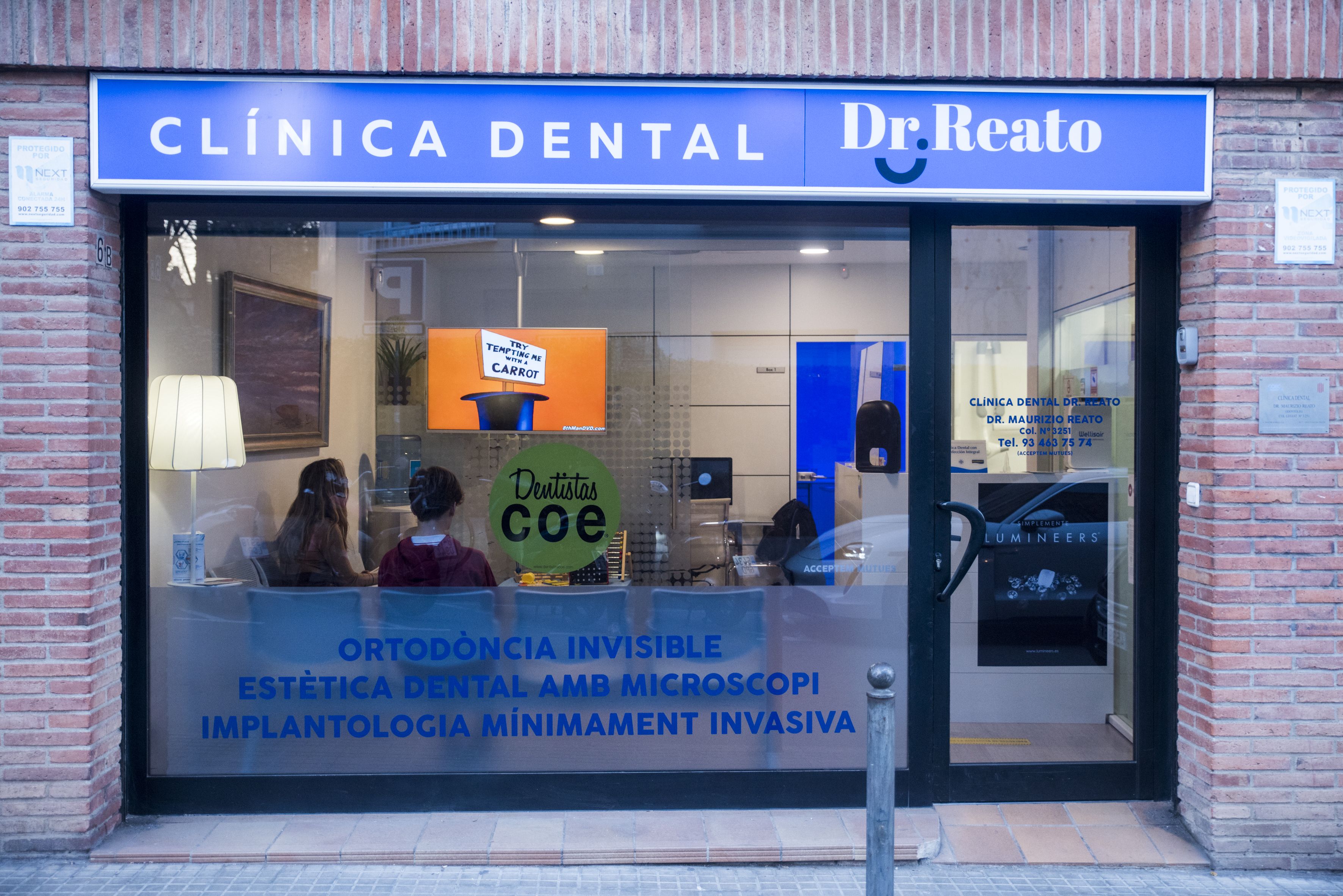 Façana de la clinica dental de Sant Cugat, Clínica Dental Dr. Reato. FOTO: Cedida