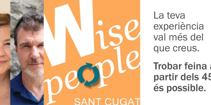 Cartell de Wise People. FOTO: Cedida per Wise People Sant Cugat