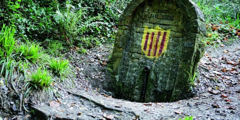 La Font de Sant Vicenç és la destinació final de la ruta que proposem FOTO: Artur Ribera