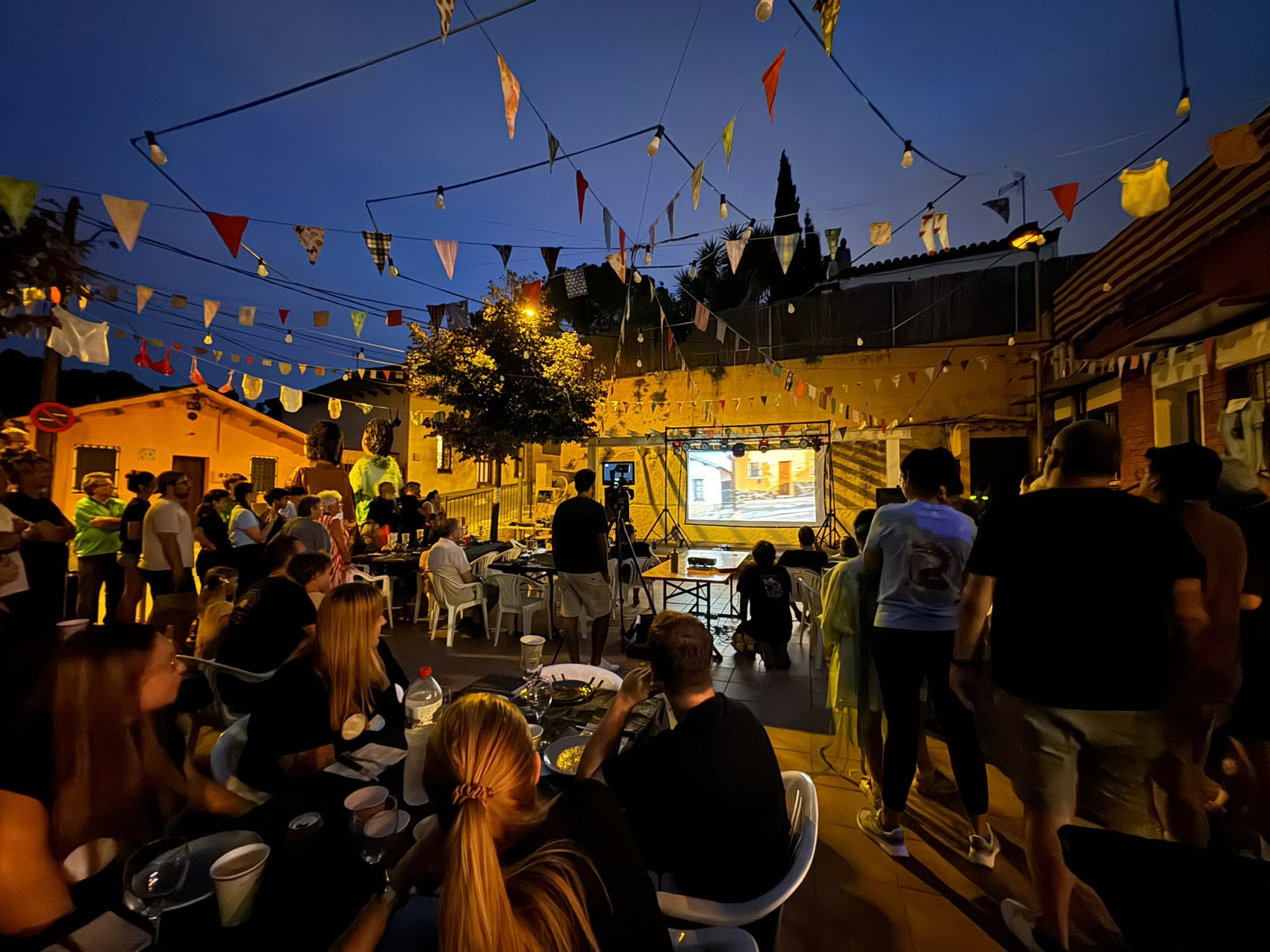 Pregó d'inici de la Festa Major de la Colònia Montserrat. FOTO: TOT