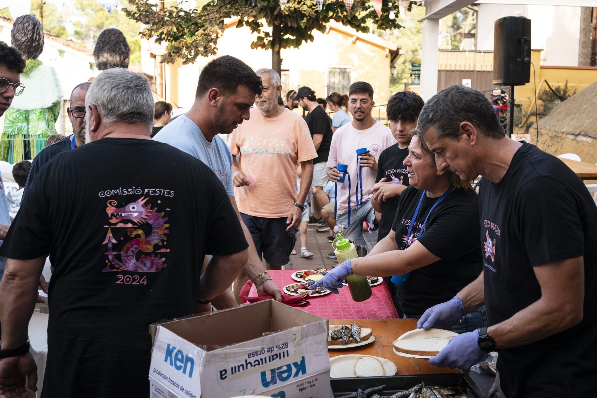 Sardinada de la Festa Major de la Colònia Montserrat FOTO: Mireia Comas (TOT Sant Cugat)