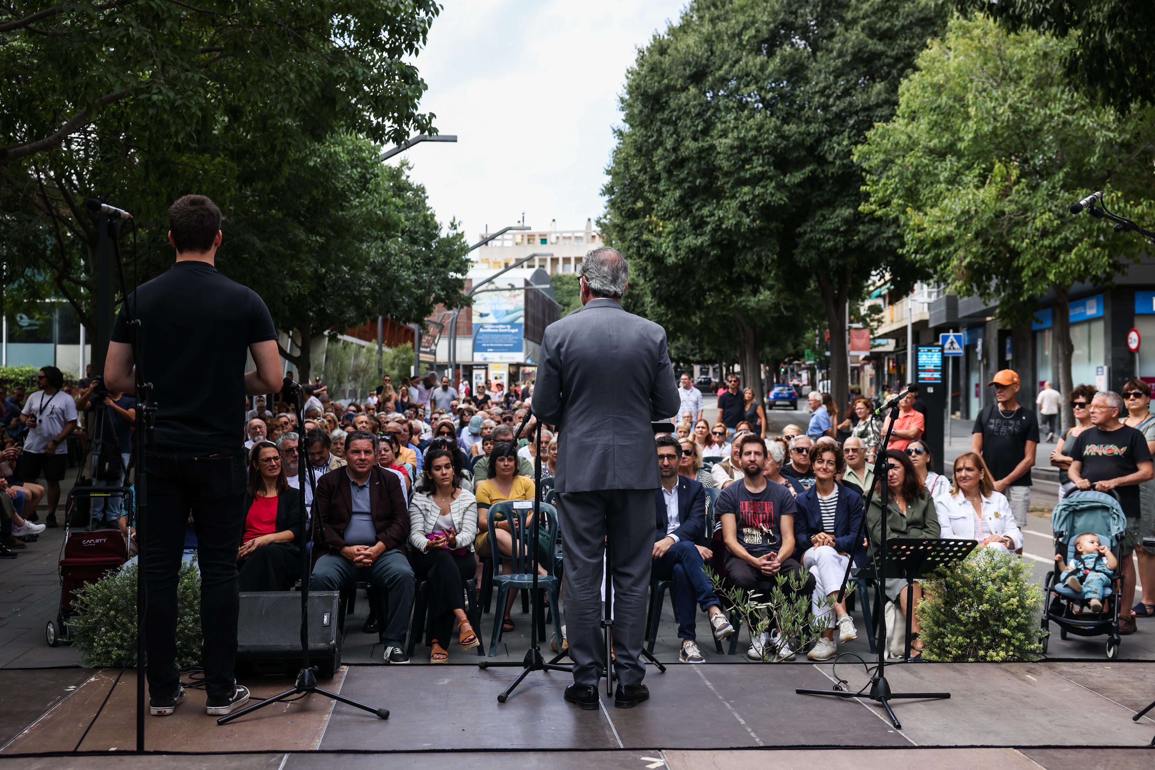 Acte institucional per la Diada Nacional de Catalunya FOTO: Lali Puig (Ajuntament)