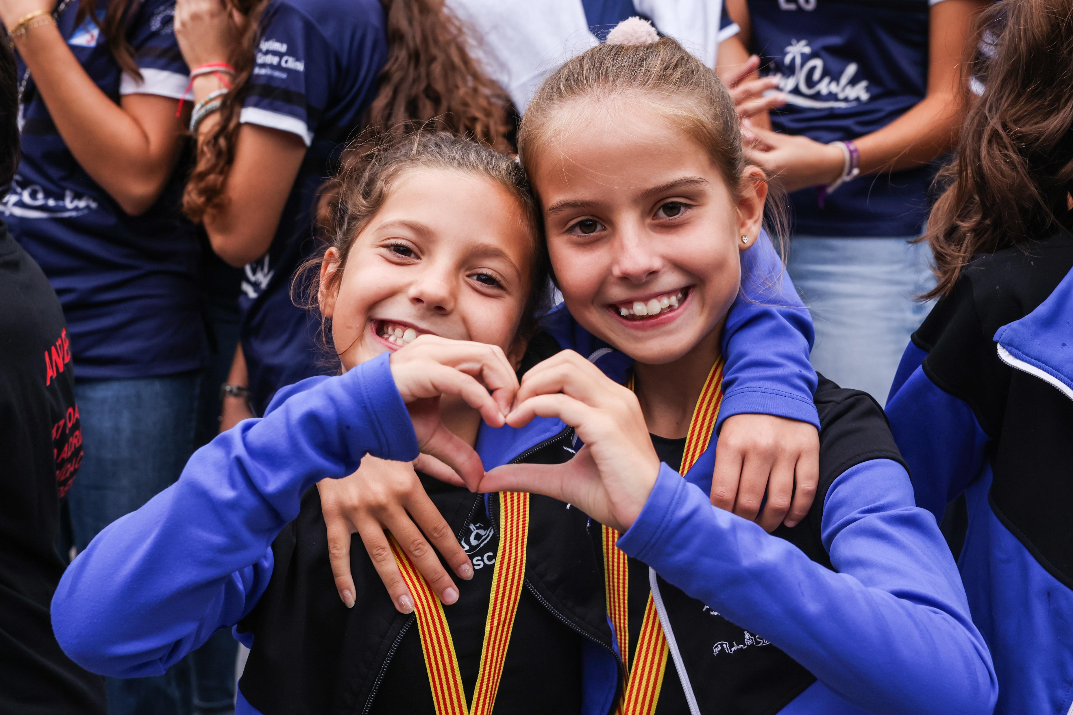 El Club Gimnàstica Rítmica i Estètica ha estat reconegut pel triomf dels seu benjamí base en el Campionat de Catalunya i la seva classificació pel Campionat d'Espanya. FOTO: Ajuntament