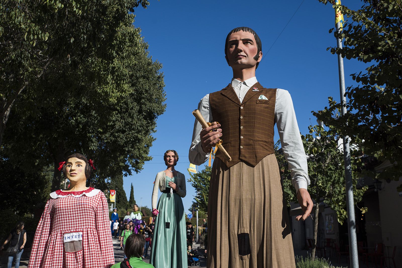 Rua dels Gegants a la Festa Major de Valldoreix. FOTO: Bernat Millet (TOT Sant Cugat)