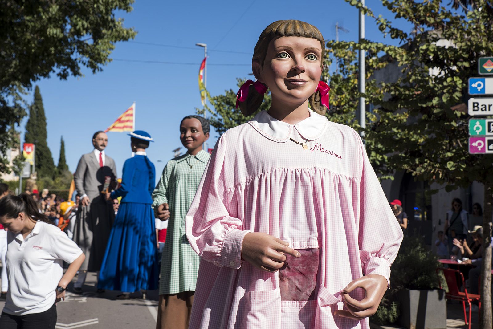 Rua dels Gegants a la Festa Major de Valldoreix. FOTO: Bernat Millet (TOT Sant Cugat)