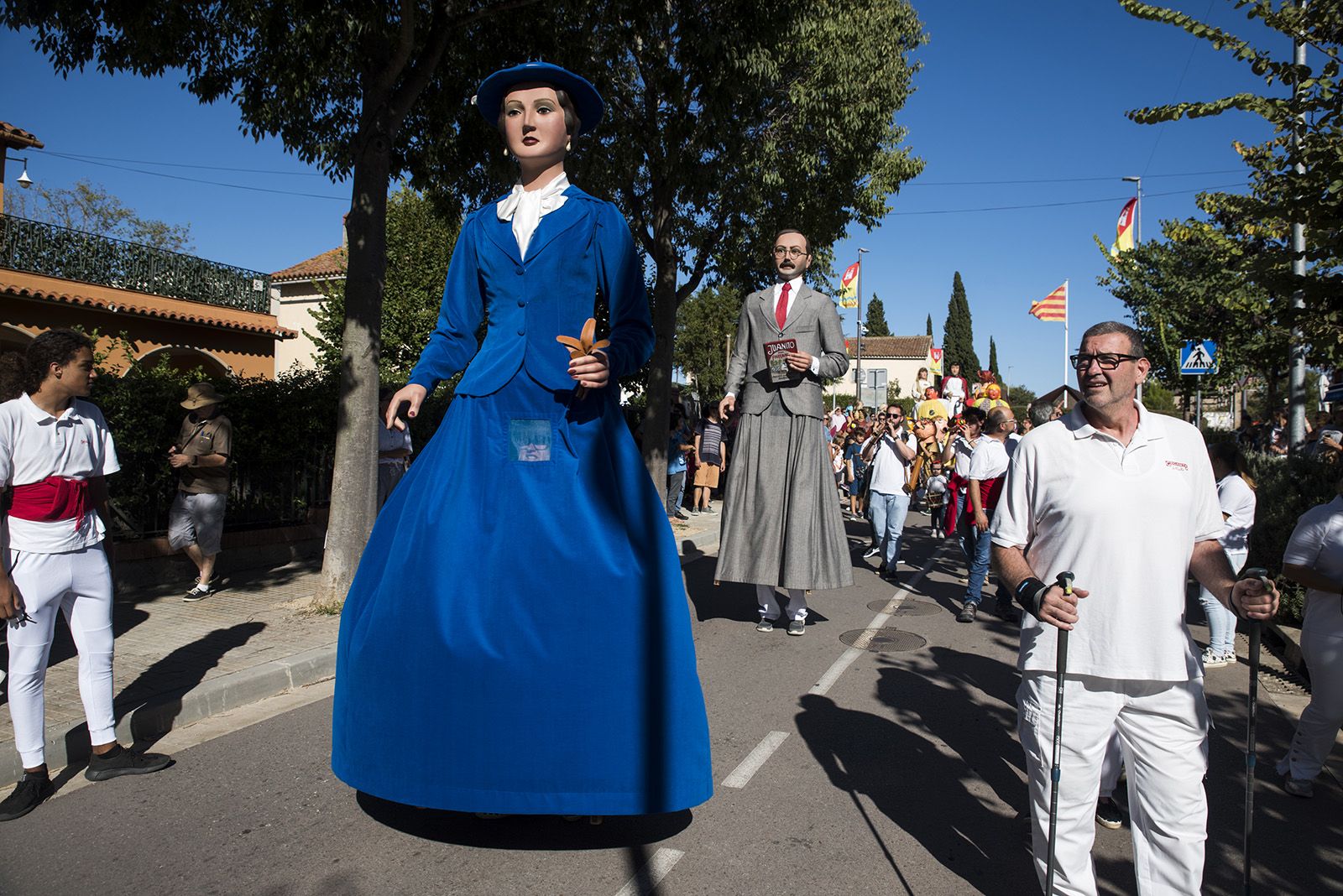 Rua dels Gegants a la Festa Major de Valldoreix. FOTO: Bernat Millet (TOT Sant Cugat)