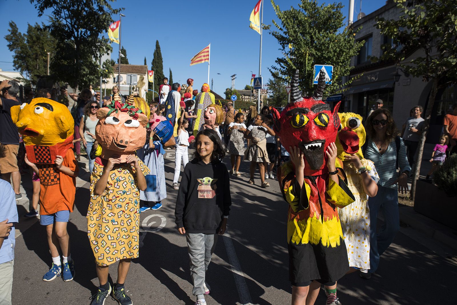 Rua dels Gegants a la Festa Major de Valldoreix. FOTO: Bernat Millet (TOT Sant Cugat)