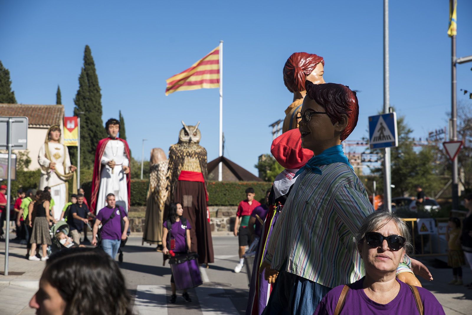 Rua dels Gegants a la Festa Major de Valldoreix. FOTO: Bernat Millet (TOT Sant Cugat)