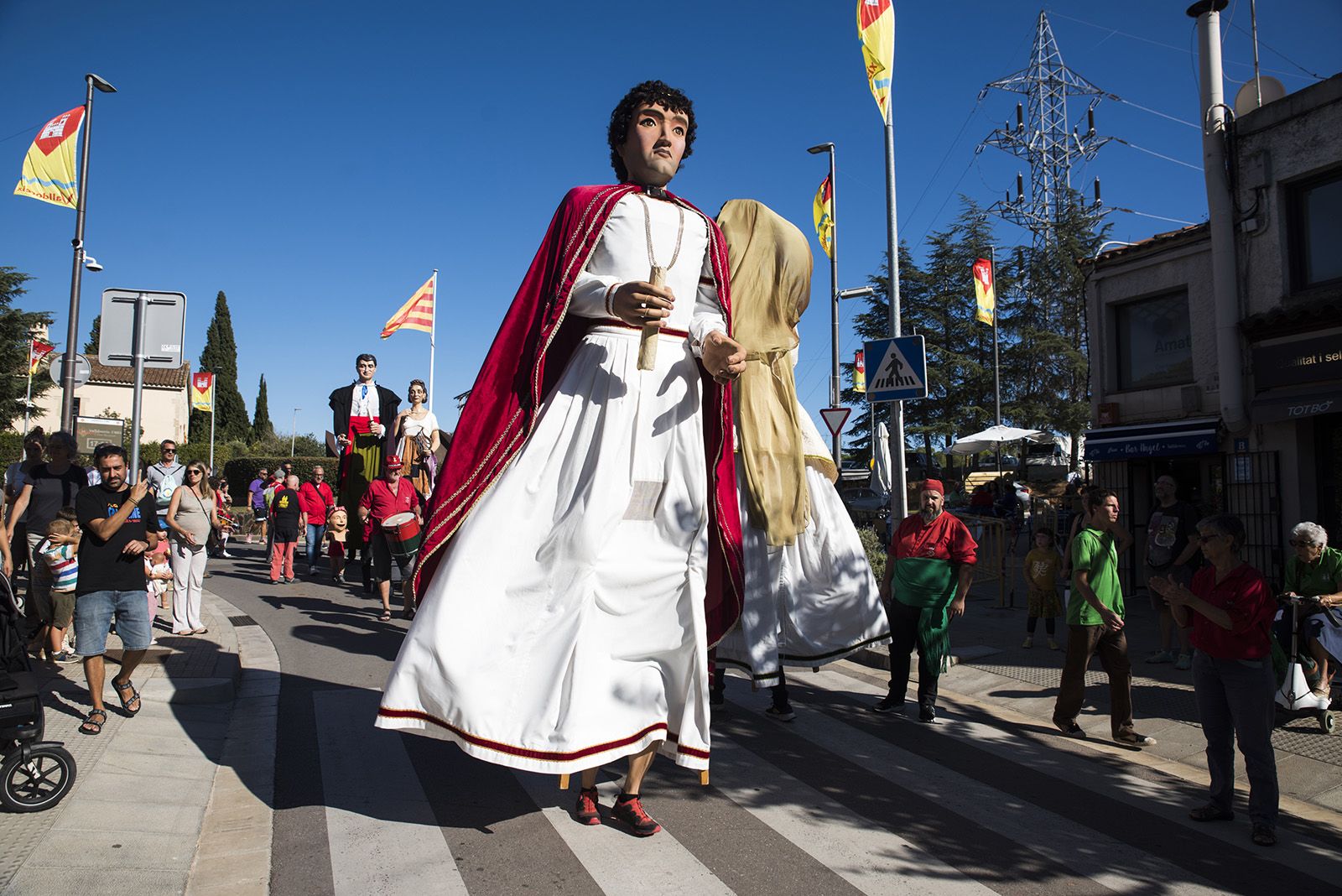 Rua dels Gegants a la Festa Major de Valldoreix. FOTO: Bernat Millet (TOT Sant Cugat)