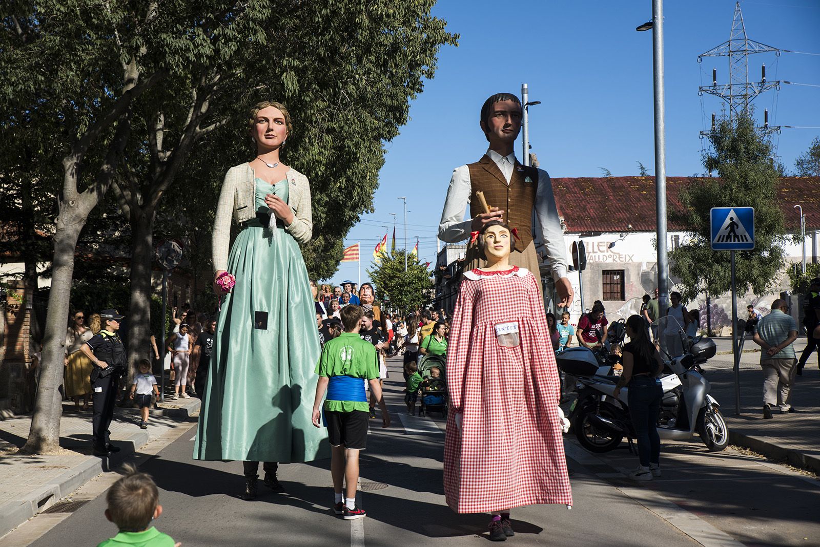 Rua dels Gegants a la Festa Major de Valldoreix. FOTO: Bernat Millet (TOT Sant Cugat)