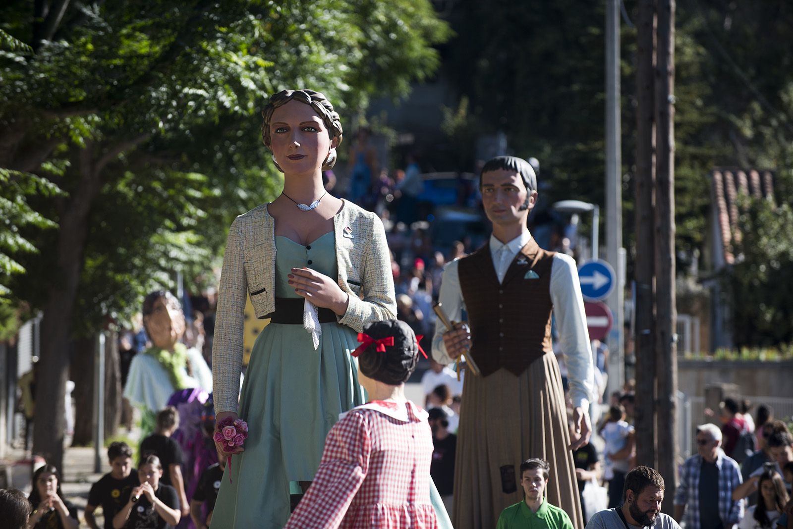 Rua dels Gegants a la Festa Major de Valldoreix. FOTO: Bernat Millet (TOT Sant Cugat)