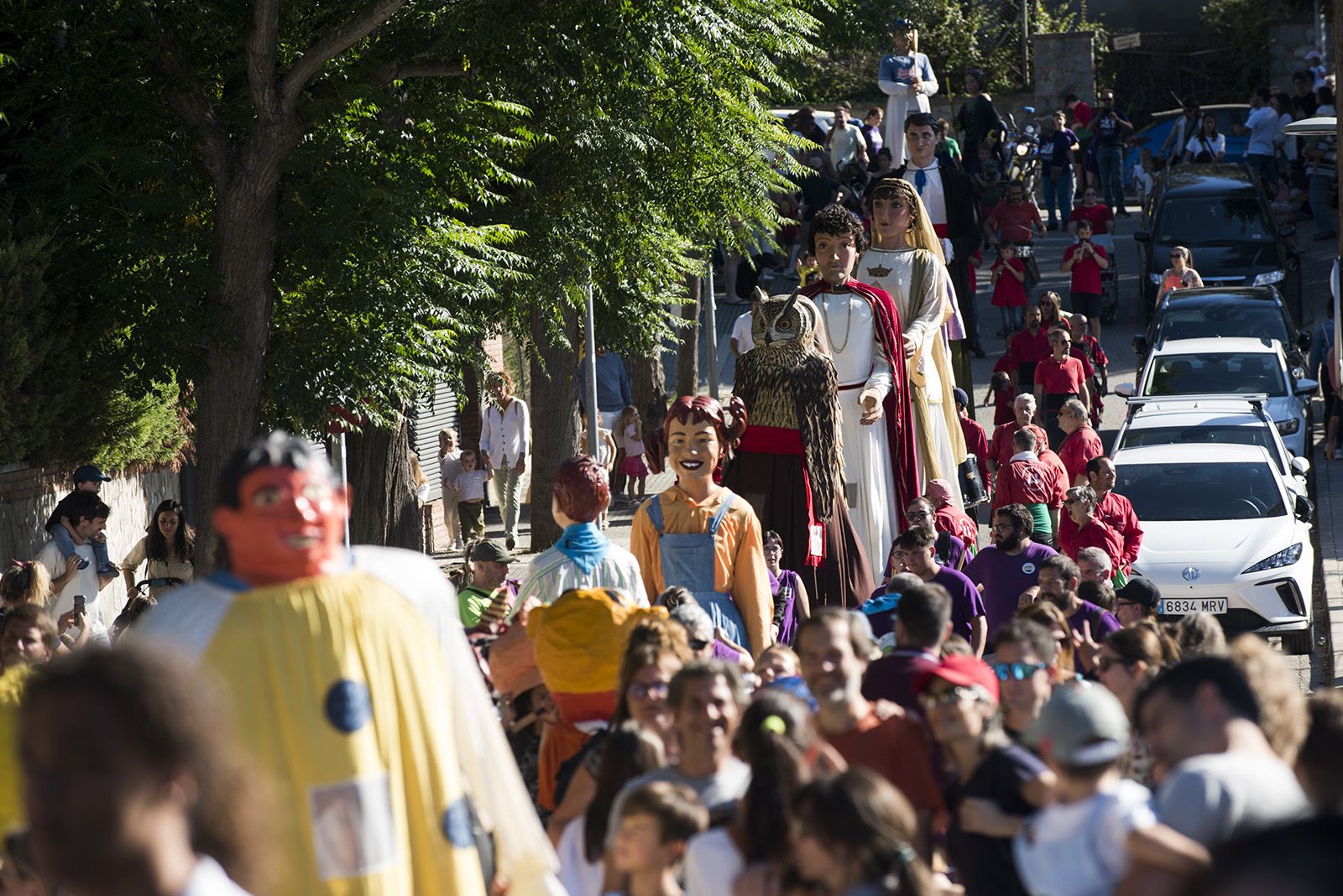 Rua dels Gegants a la Festa Major de Valldoreix. FOTO: Bernat Millet (TOT Sant Cugat)