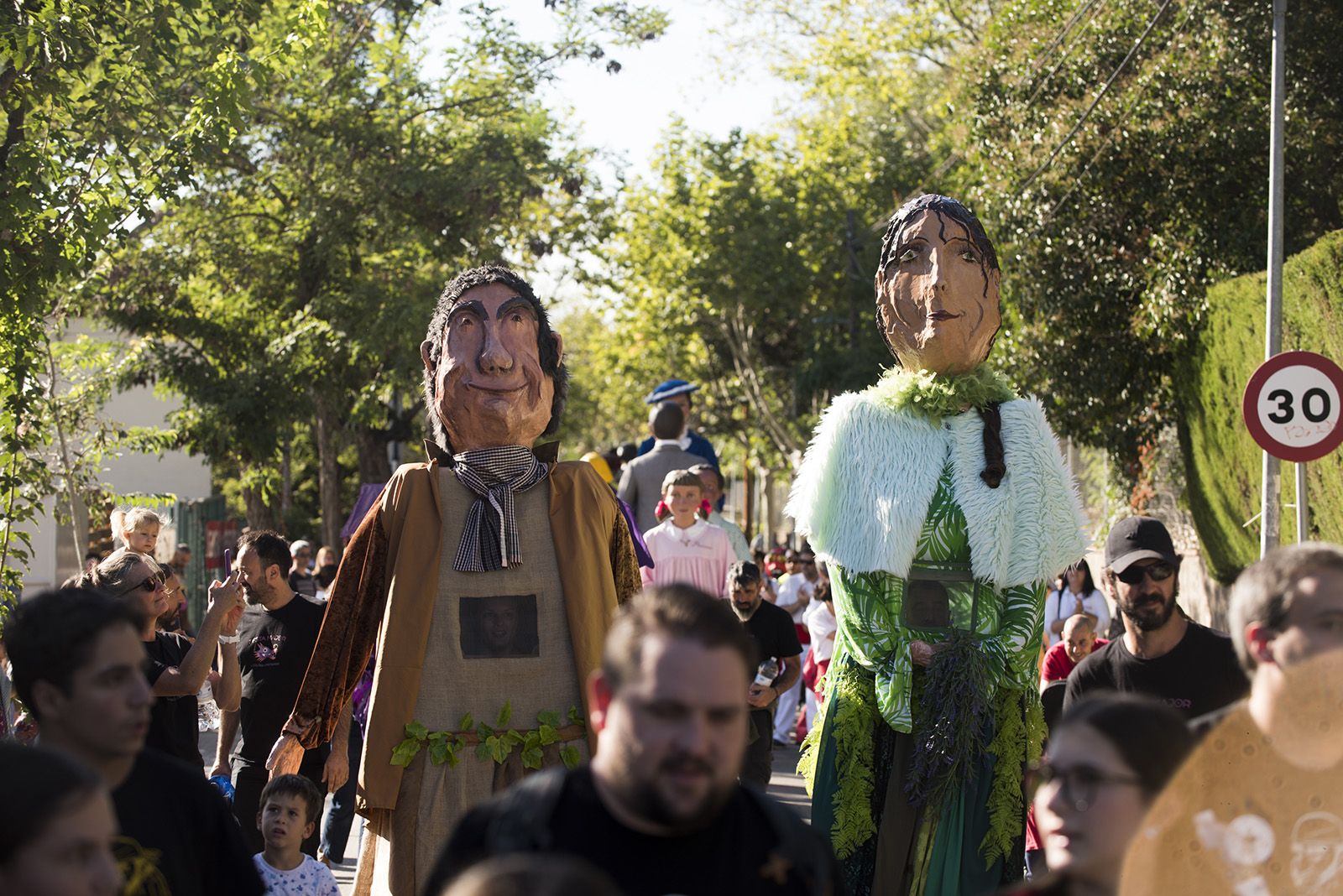 Rua dels Gegants a la Festa Major de Valldoreix. FOTO: Bernat Millet (TOT Sant Cugat)