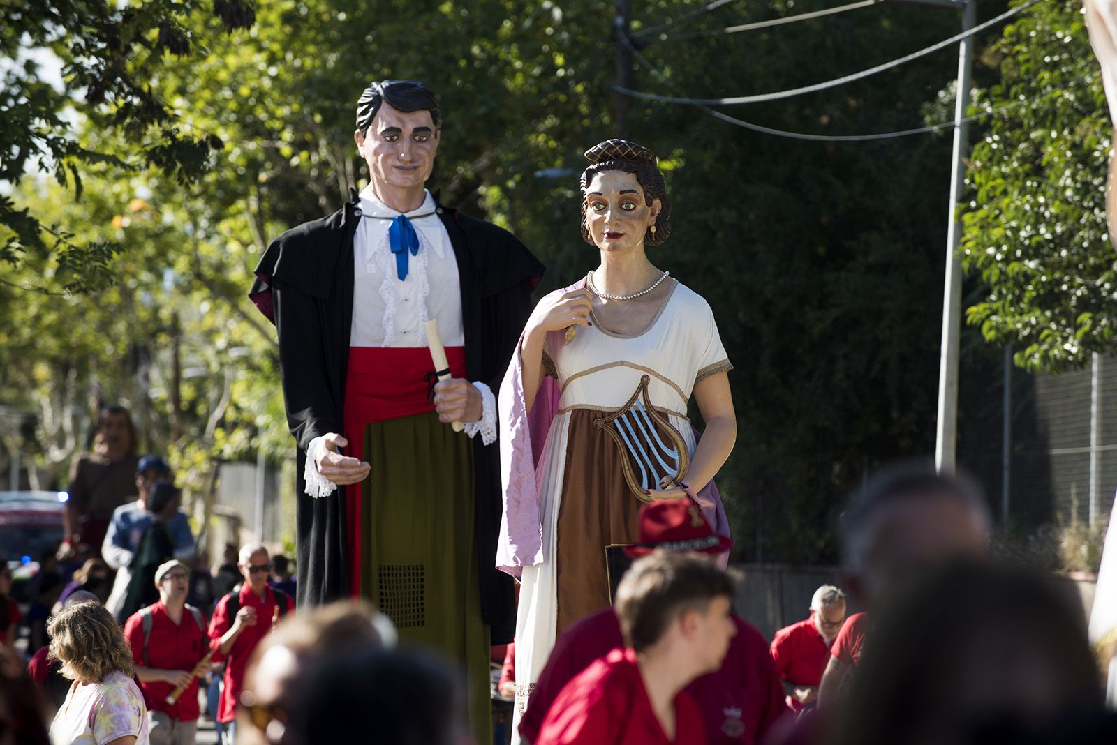 Rua dels Gegants a la Festa Major de Valldoreix. FOTO: Bernat Millet (TOT Sant Cugat)