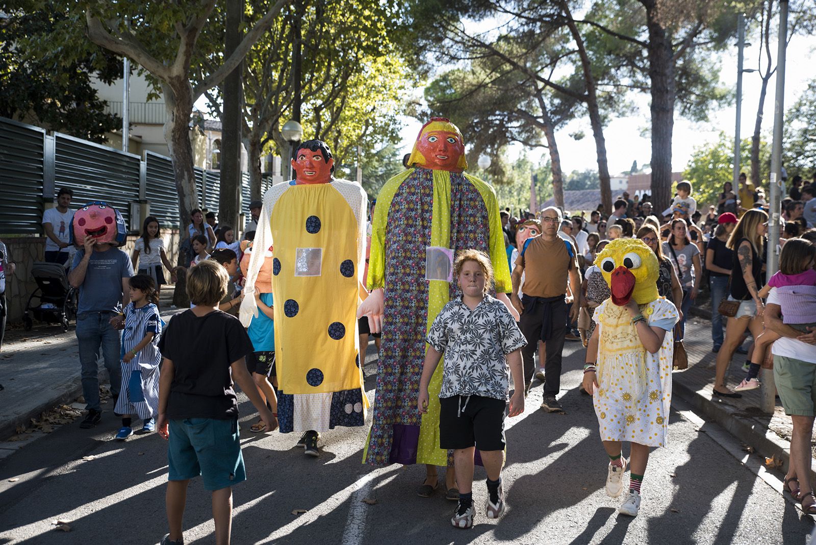 Rua dels Gegants a la Festa Major de Valldoreix. FOTO: Bernat Millet (TOT Sant Cugat)