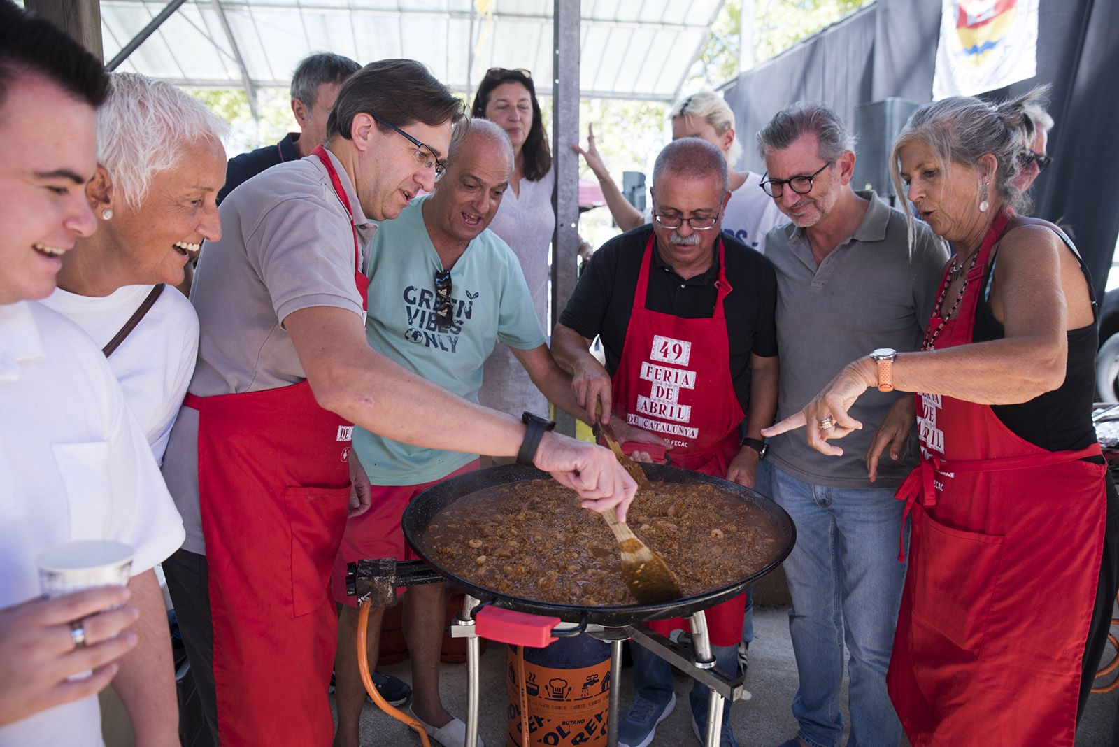 Concurs de paelles durant la Festa Major de Valldoreix. FOTO: Bernat Millet.