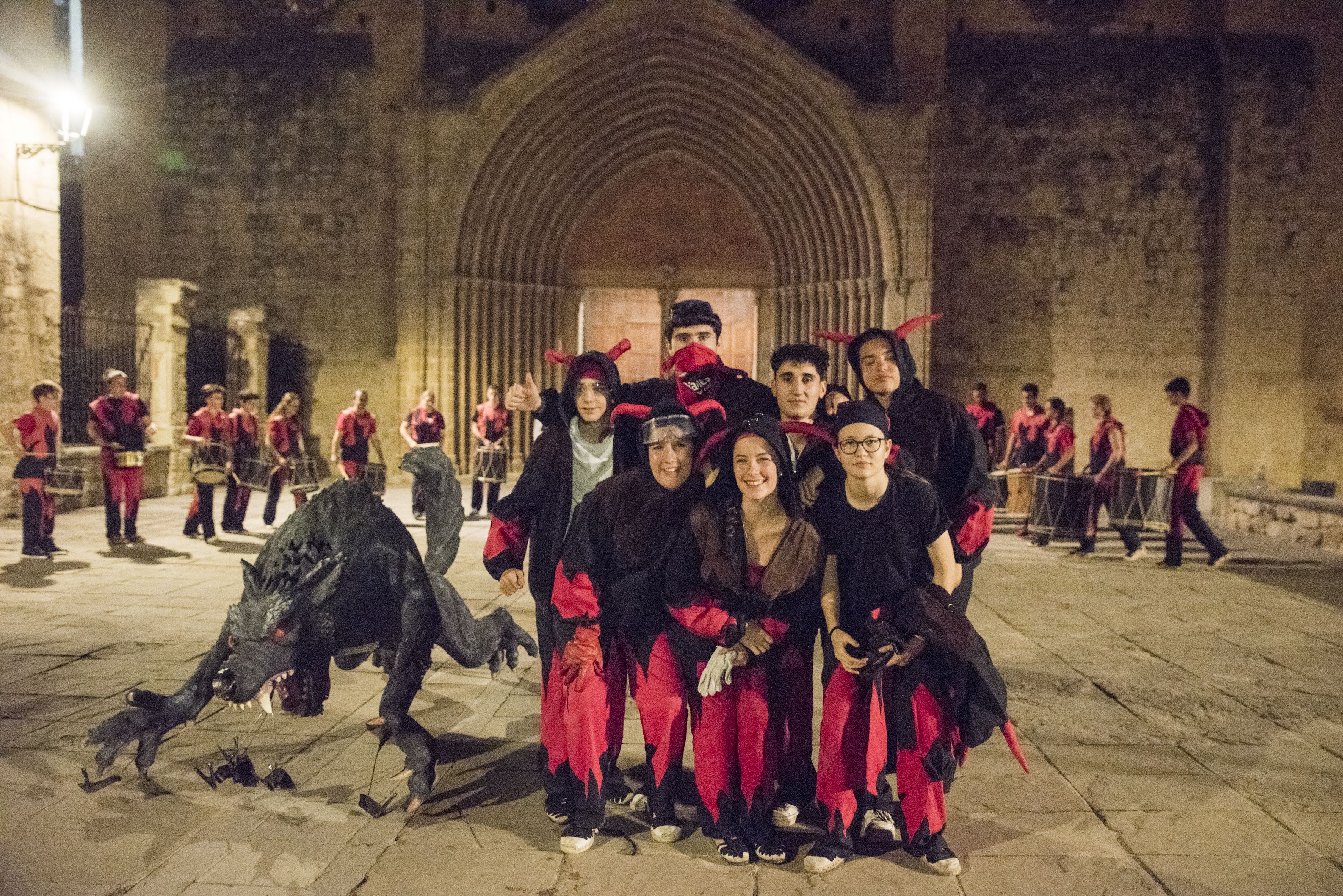 Rodatge a la Llotgeta del Monestir per al programa de 3Cat FOTO: Bernat Millet (TOT Sant Cugat)