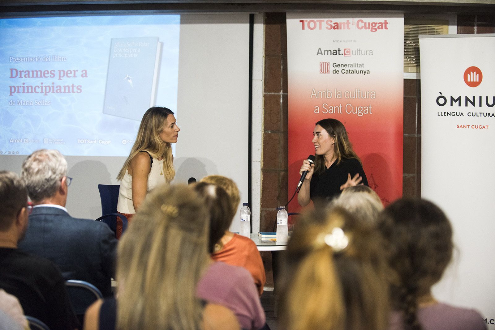 Presentació del llibre 'Drames per a principiants' de Maria Sellas Palat. FOTO: Bernat Millet.