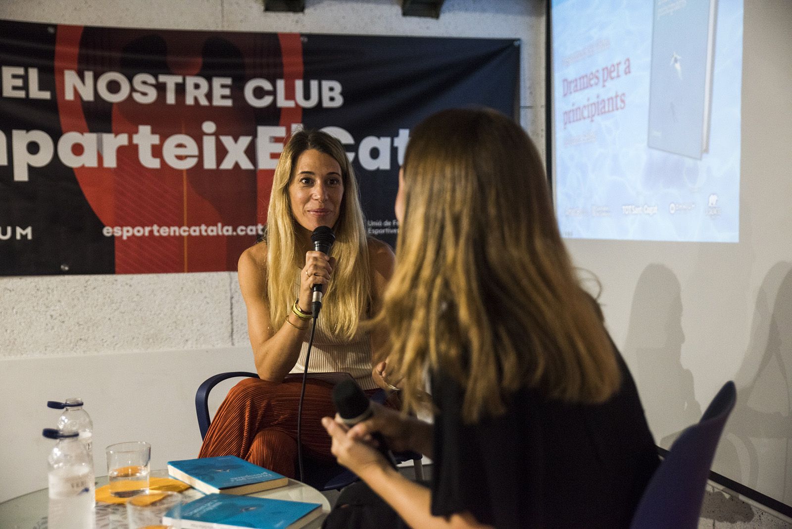 Presentació del llibre 'Drames per a principiants' de Maria Sellas Palat. FOTO: Bernat Millet.