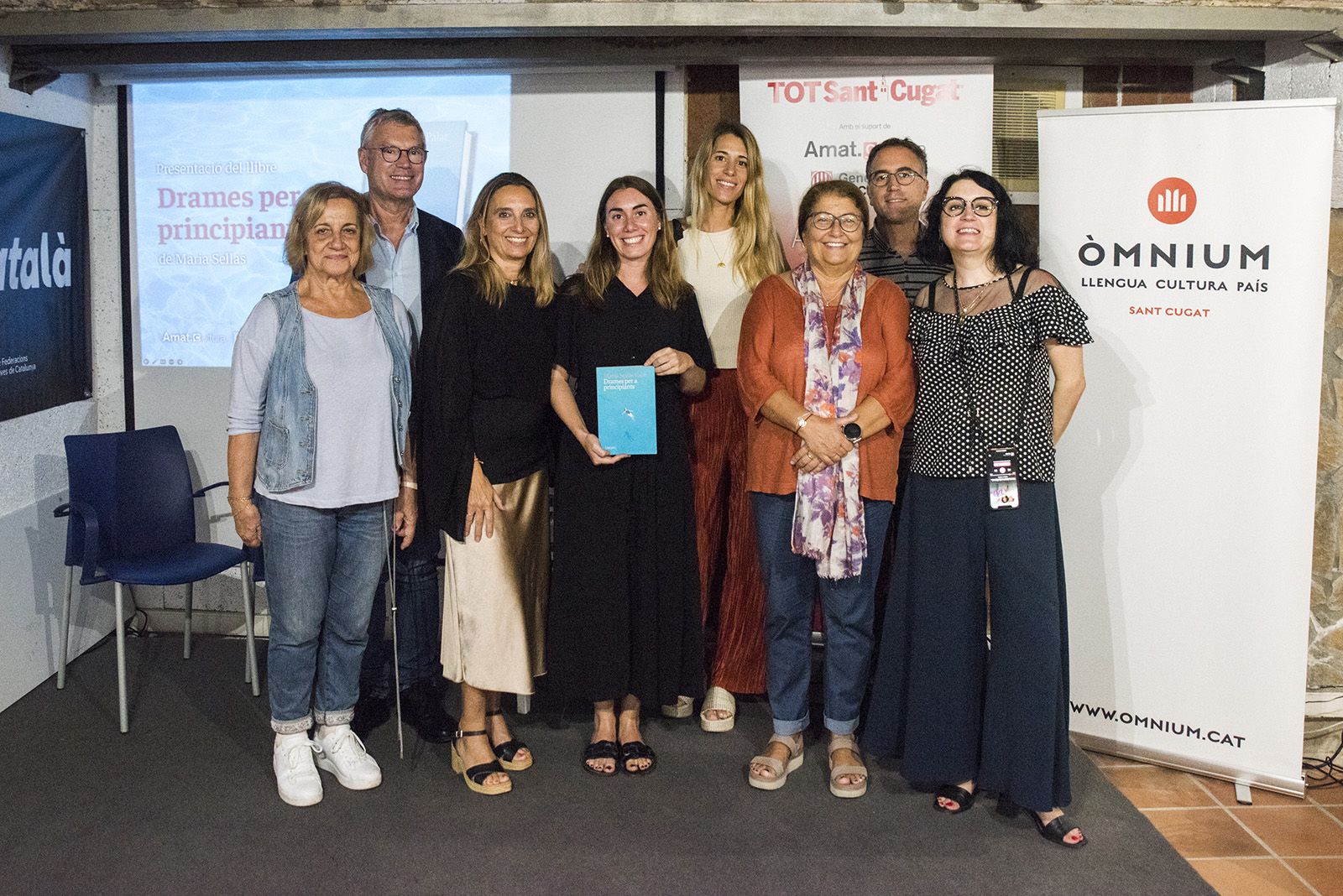 Presentació del llibre 'Drames per a principiants' de Maria Sellas Palat. FOTO: Bernat Millet.