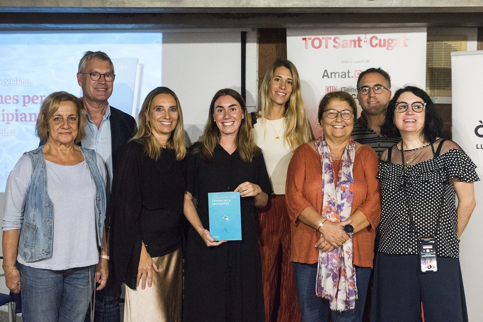 Presentació del llibre 'Drames per a principiants' de Maria Sellas Palat. FOTO: Bernat Millet.