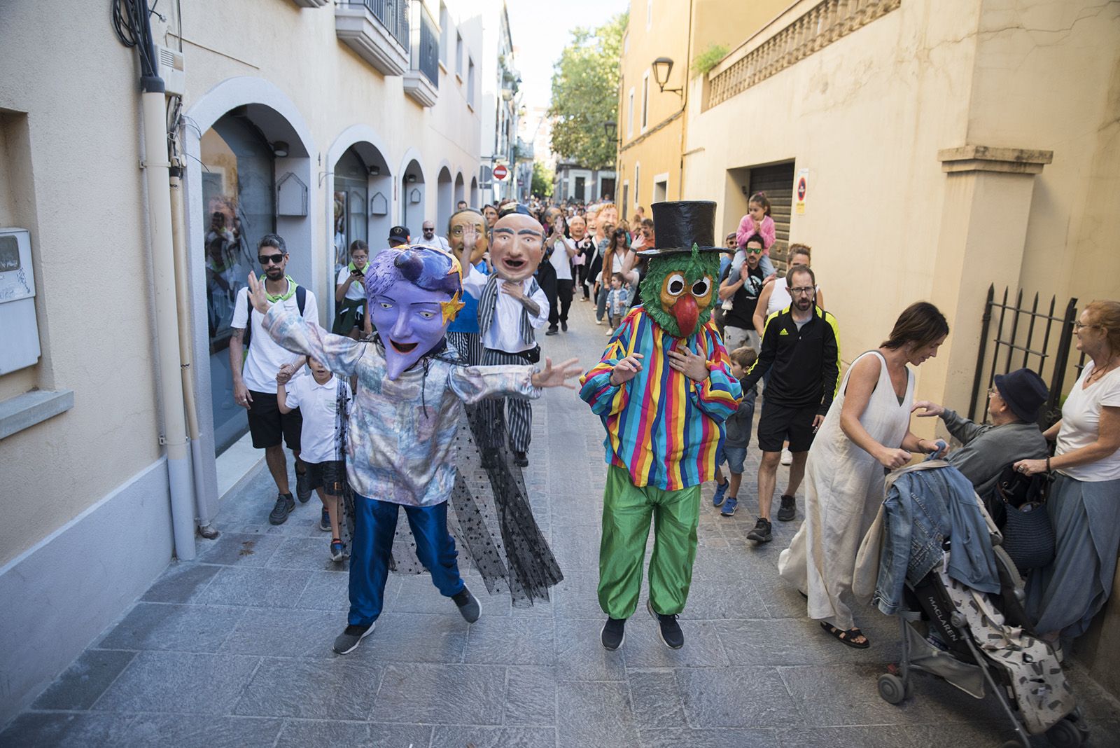 Cercavila de la Diada de Testes. FOTO: Bernat Millet.