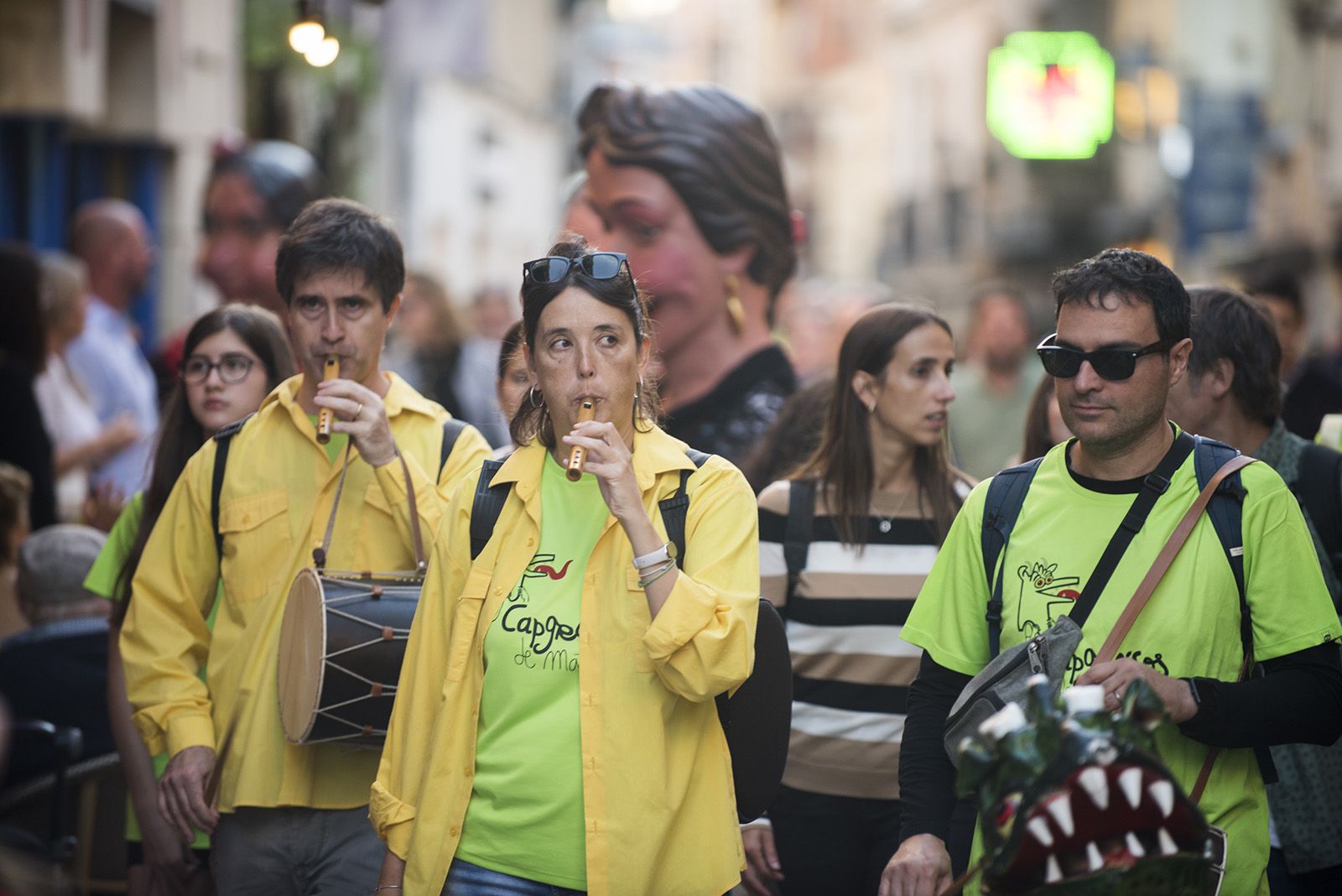 Cercavila de la Diada de Testes. FOTO: Bernat Millet.