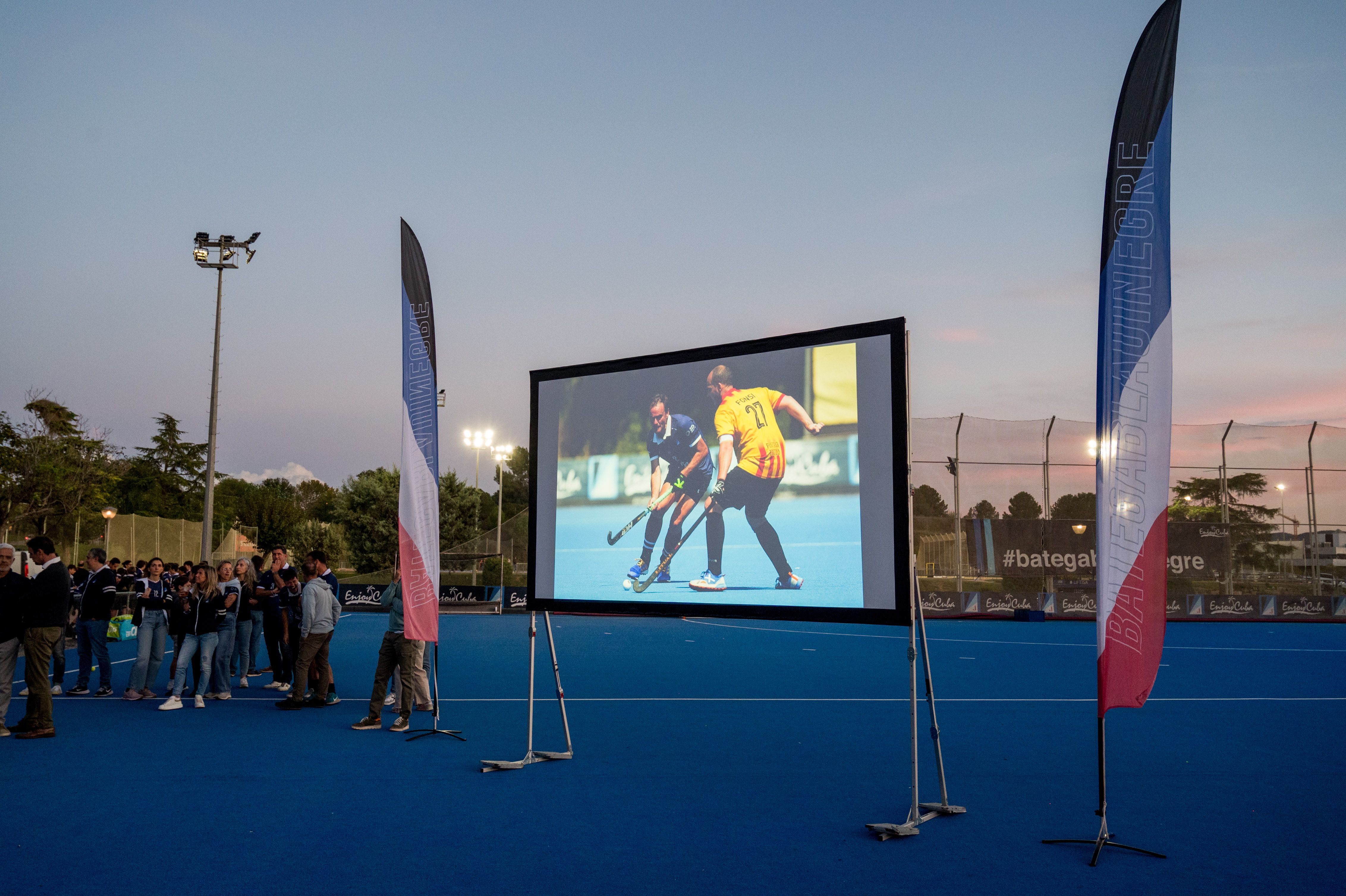 Reconeixements a jugadors i ex-jugadors per motius com la trjectòria i la seva presència internacional. FOTO: Carmelo Jiménez (TOT Sant Cugat)