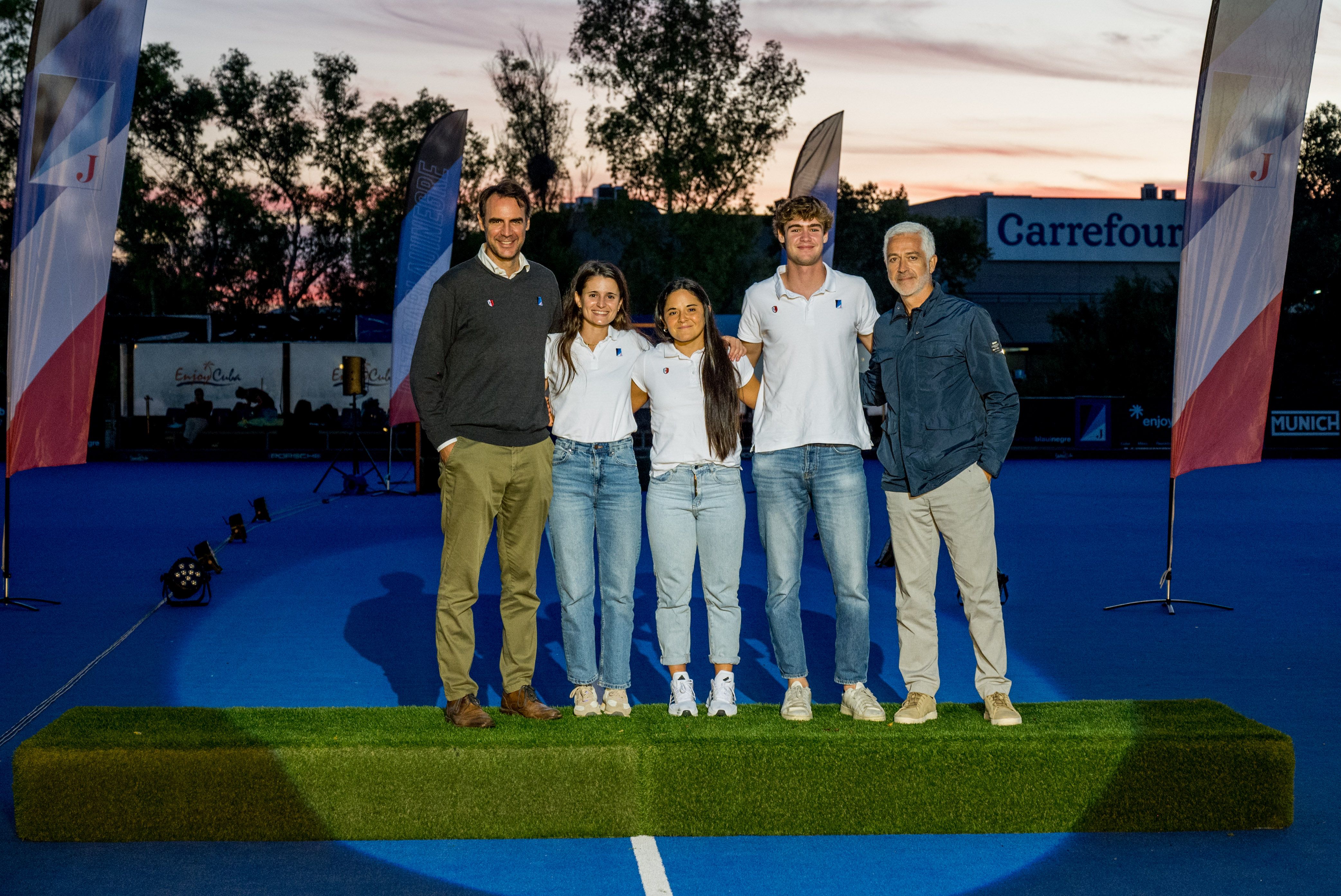 Reconeixements a jugadors i ex-jugadors per motius com la trajectòria i la seva presència internacional. FOTO: Carmelo Jiménez (TOT Sant Cugat)