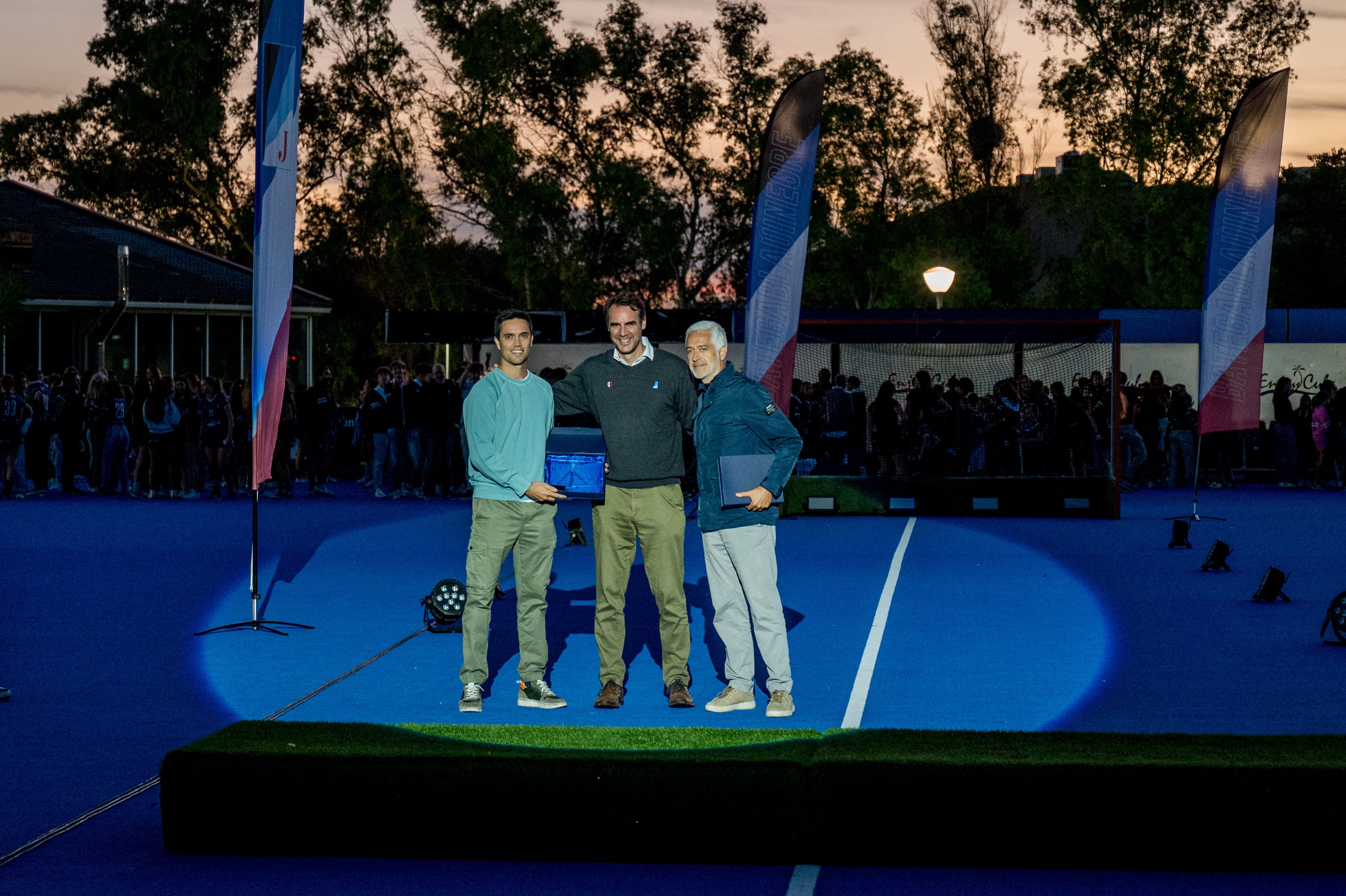 Reconeixements a jugadors i ex-jugadors per motius com la trajectòria i la seva presència internacional. FOTO: Carmelo Jiménez (TOT Sant Cugat)