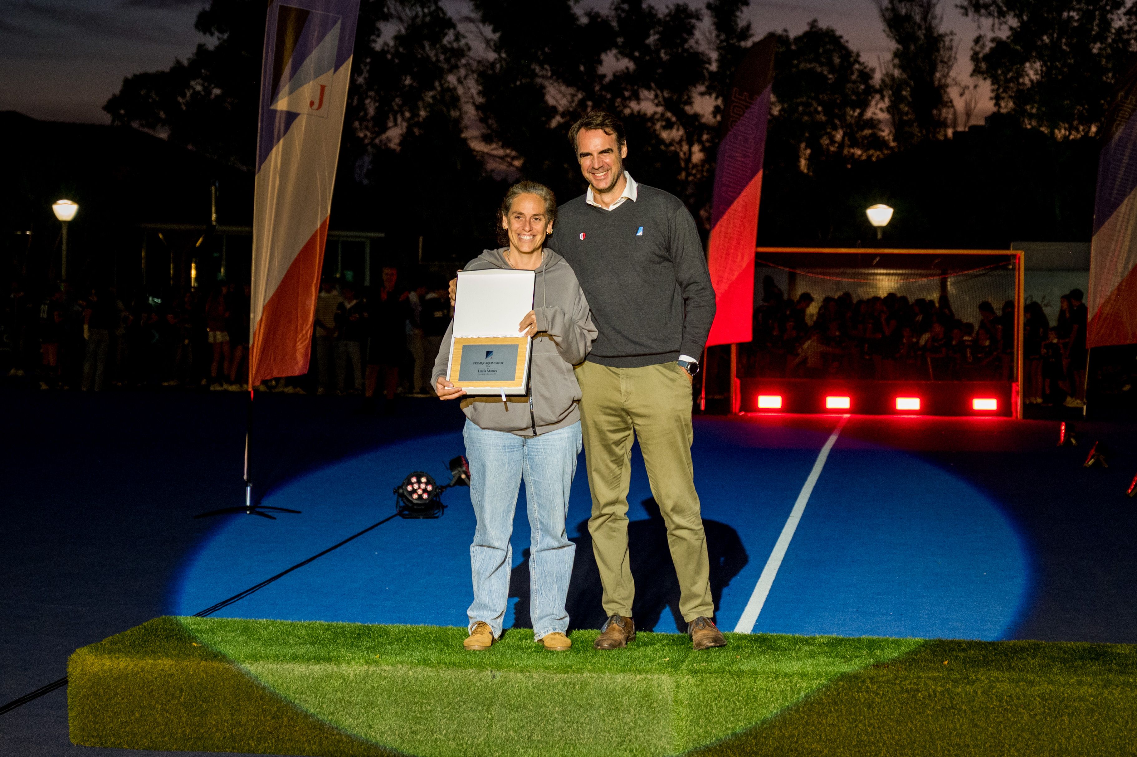 Reconeixements a jugadors i ex-jugadors per motius com la trajectòria i la seva presència internacional. FOTO: Carmelo Jiménez (TOT Sant Cugat)