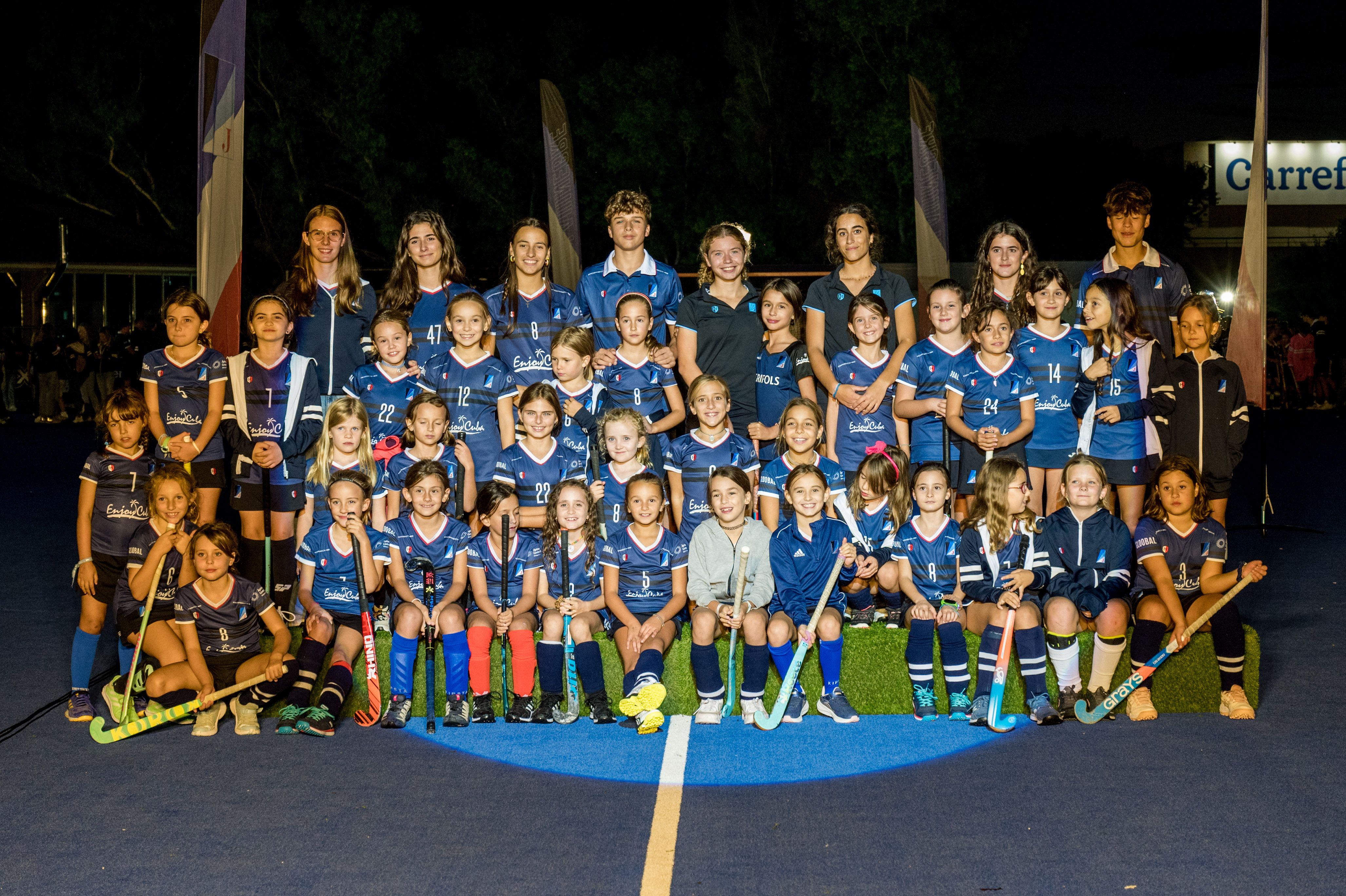 Presentació d'equips de la secció d'hoquei del Junior FC per categories. FOTO: Carmelo Jiménez (TOT Sant Cugat)