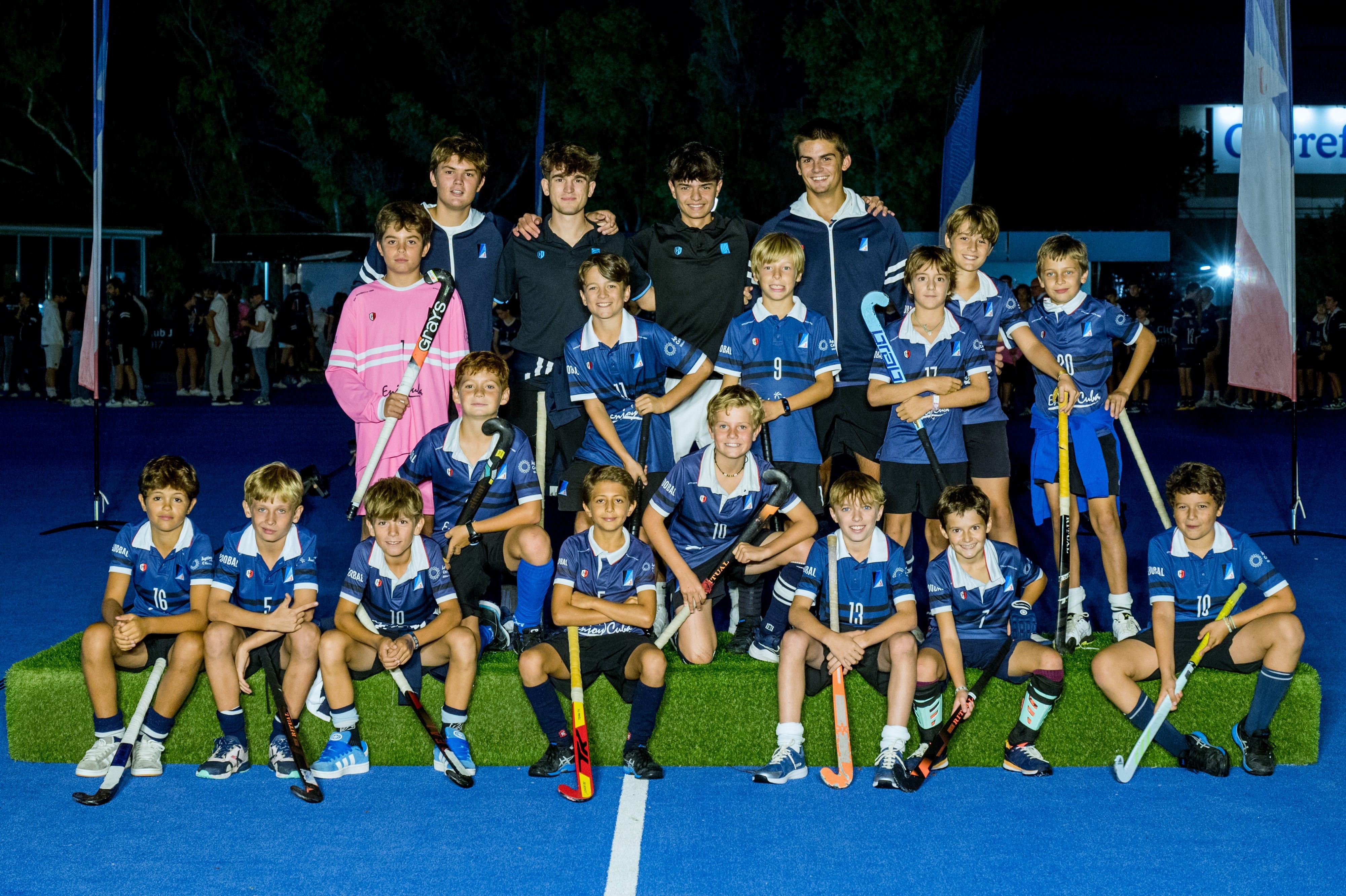 Presentació d'equips de la secció d'hoquei del Junior FC per categories. FOTO: Carmelo Jiménez (TOT Sant Cugat)