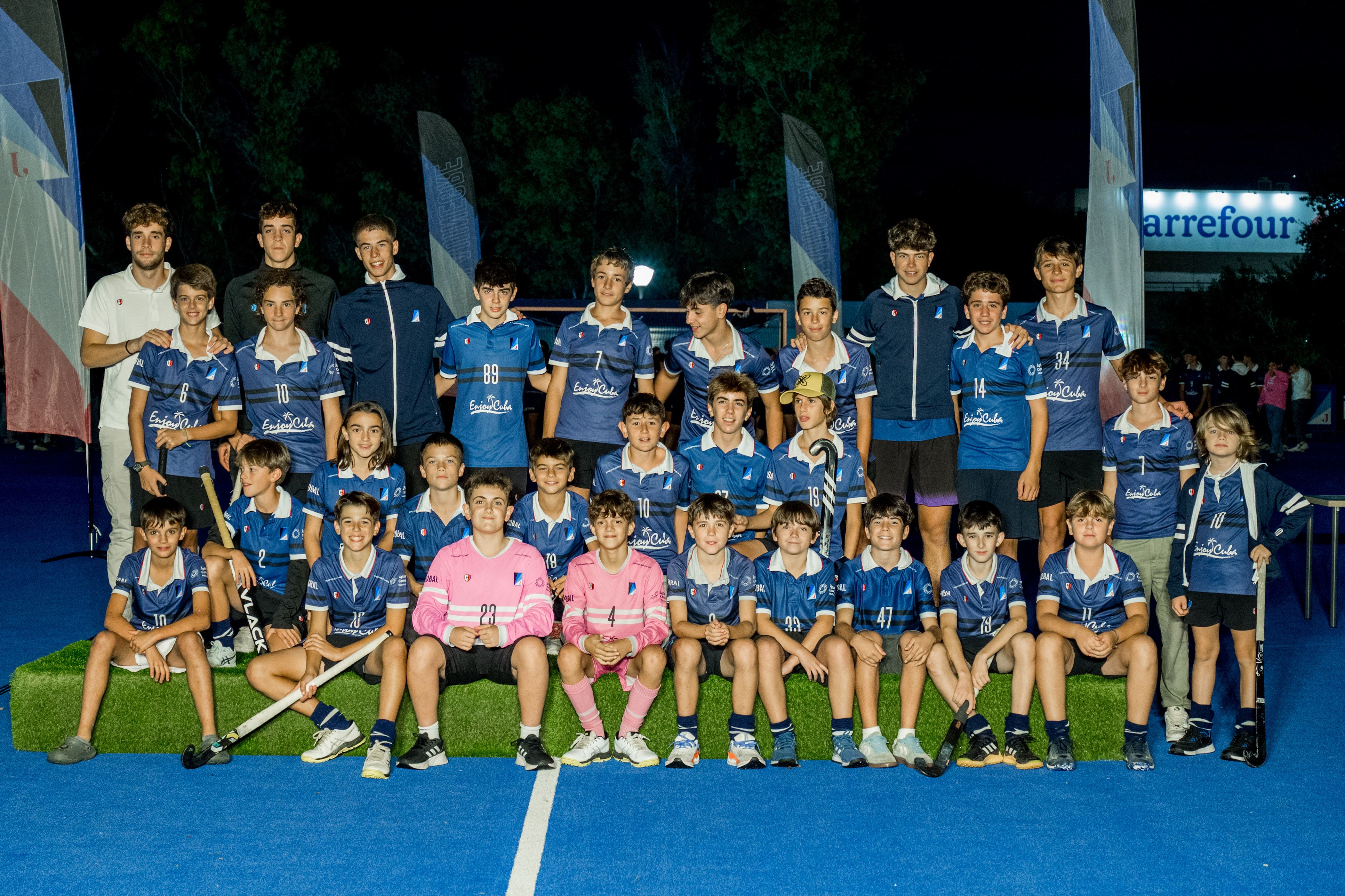 Presentació d'equips de la secció d'hoquei del Junior FC per categories. FOTO: Carmelo Jiménez (TOT Sant Cugat)