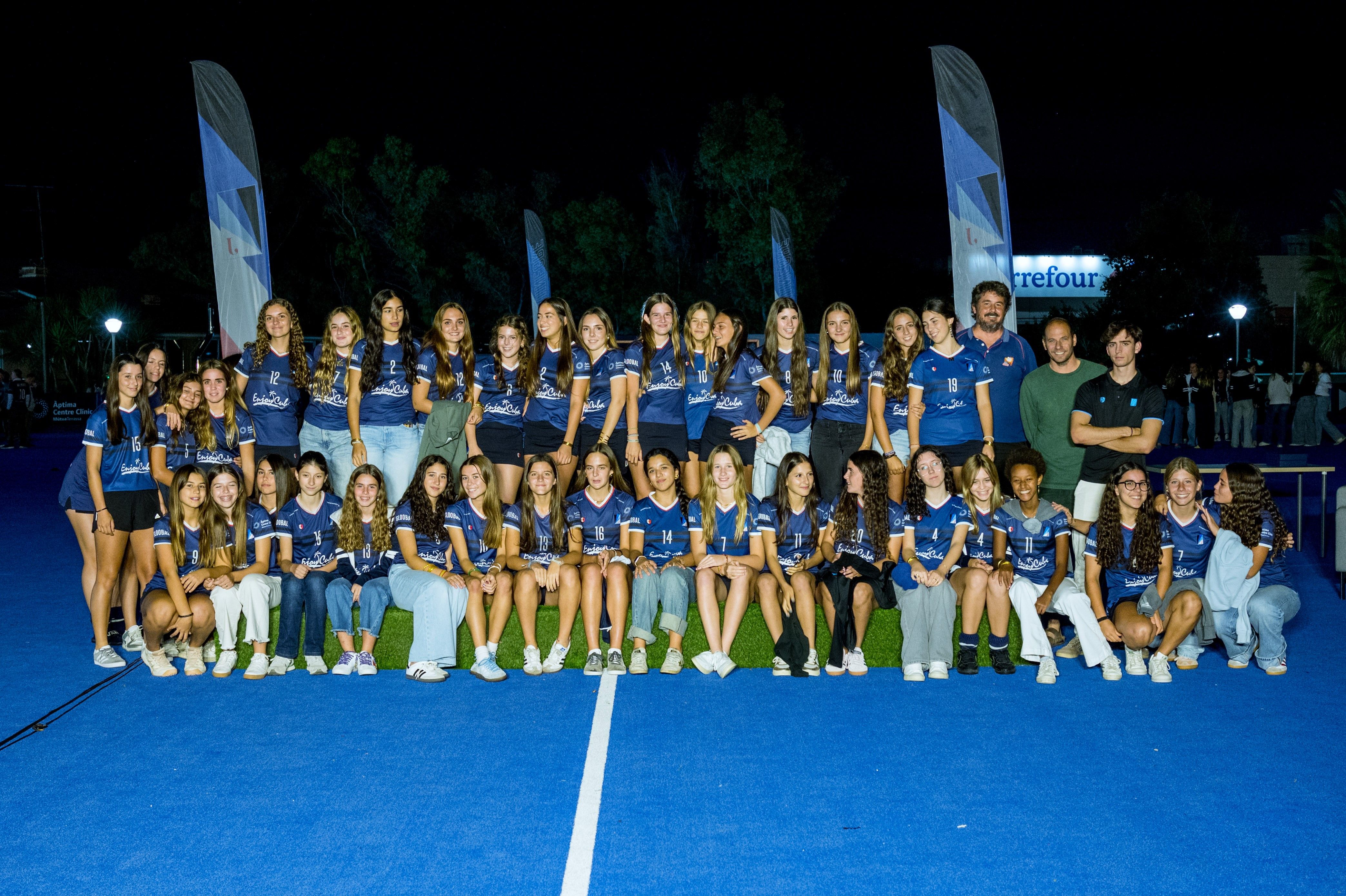 Presentació d'equips de la secció d'hoquei del Junior FC per categories. FOTO: Carmelo Jiménez (TOT Sant Cugat)