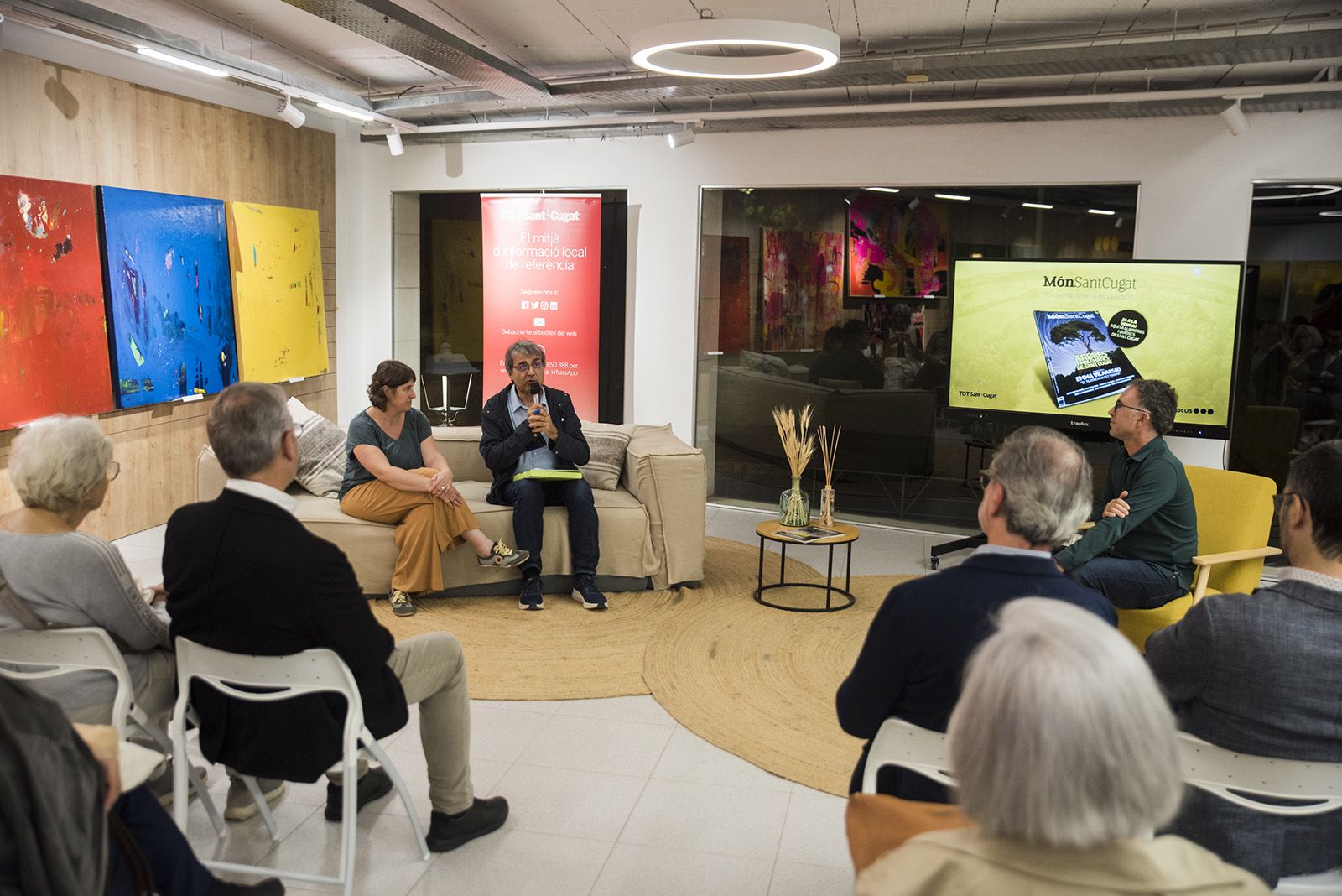 Presentació Món Sant Cugat. FOTO: Bernat Millet.