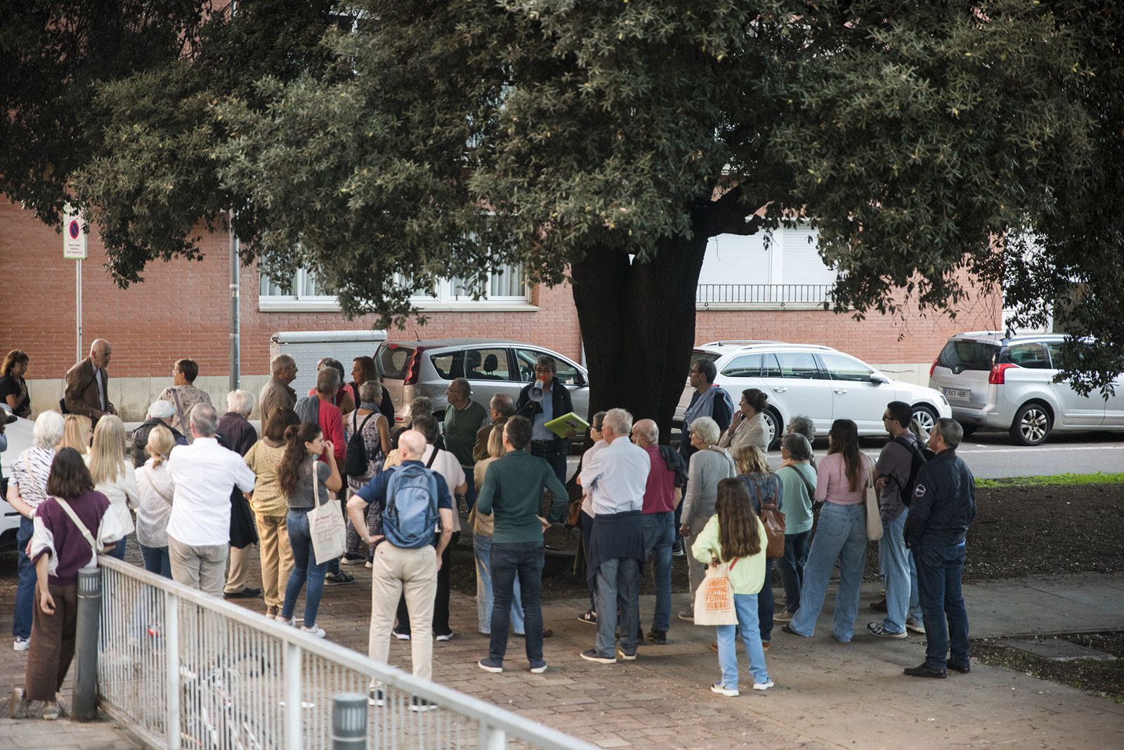 Visita guiada als arbres de Sant Cugat. FOTO: Bernat Millet.