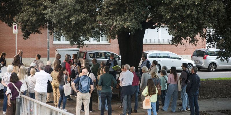 Visita guiada als arbres de Sant Cugat. FOTO: Bernat Millet.