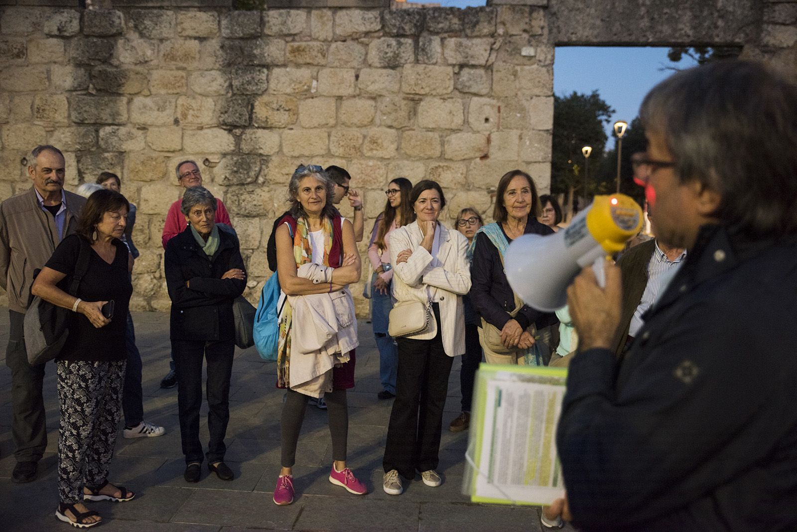 Visita guiada als arbres de Sant Cugat. FOTO: Bernat Millet.