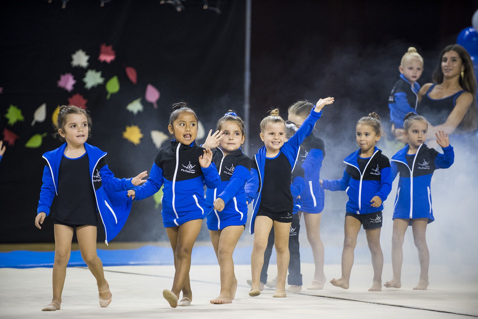 Presentació d'equips del Club Gimnàstica Rítmica i Estètica Sant Cugat. FOTO: Bernat Millet (TOT Sant Cugat)