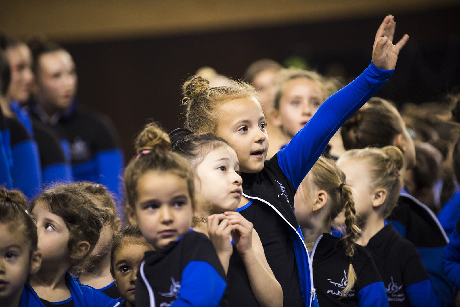 Presentació d'equips del Club Gimnàstica Rítmica i Estètica Sant Cugat. FOTO: Bernat Millet (TOT Sant Cugat)