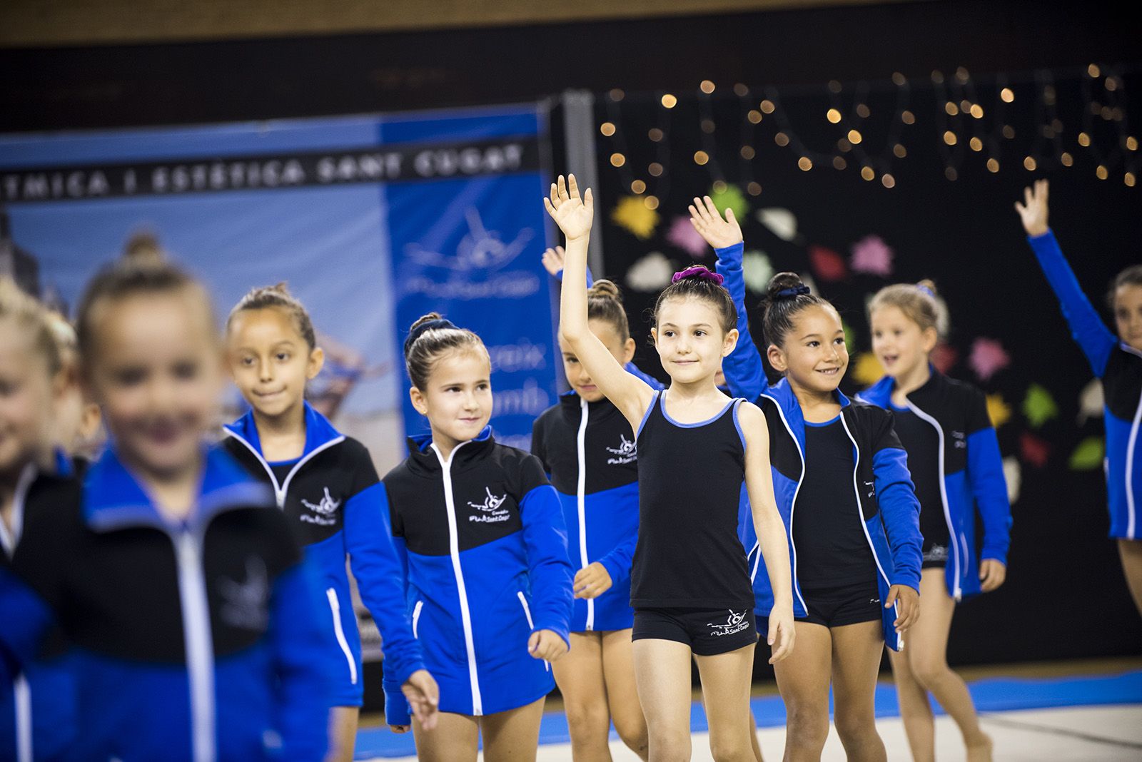 Presentació d'equips del Club Gimnàstica Rítmica i Estètica Sant Cugat. FOTO: Bernat Millet (TOT Sant Cugat)