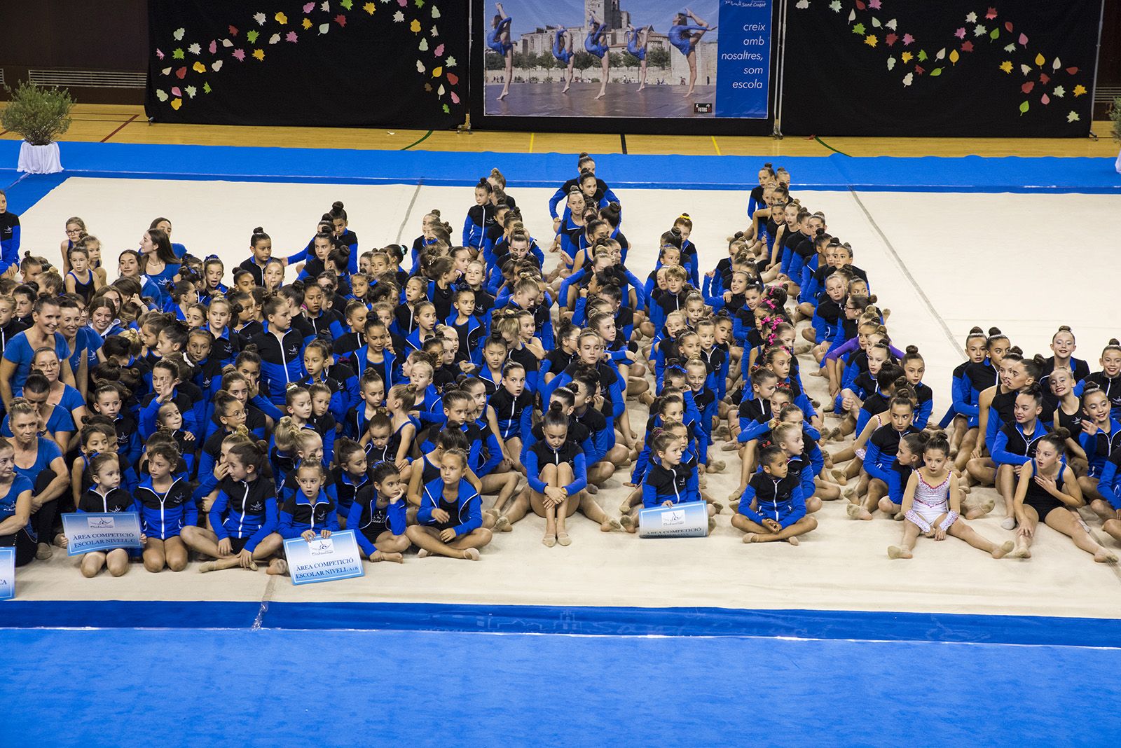 Presentació d'equips del Club Gimnàstica Rítmica i Estètica Sant Cugat. FOTO: Bernat Millet (TOT Sant Cugat)