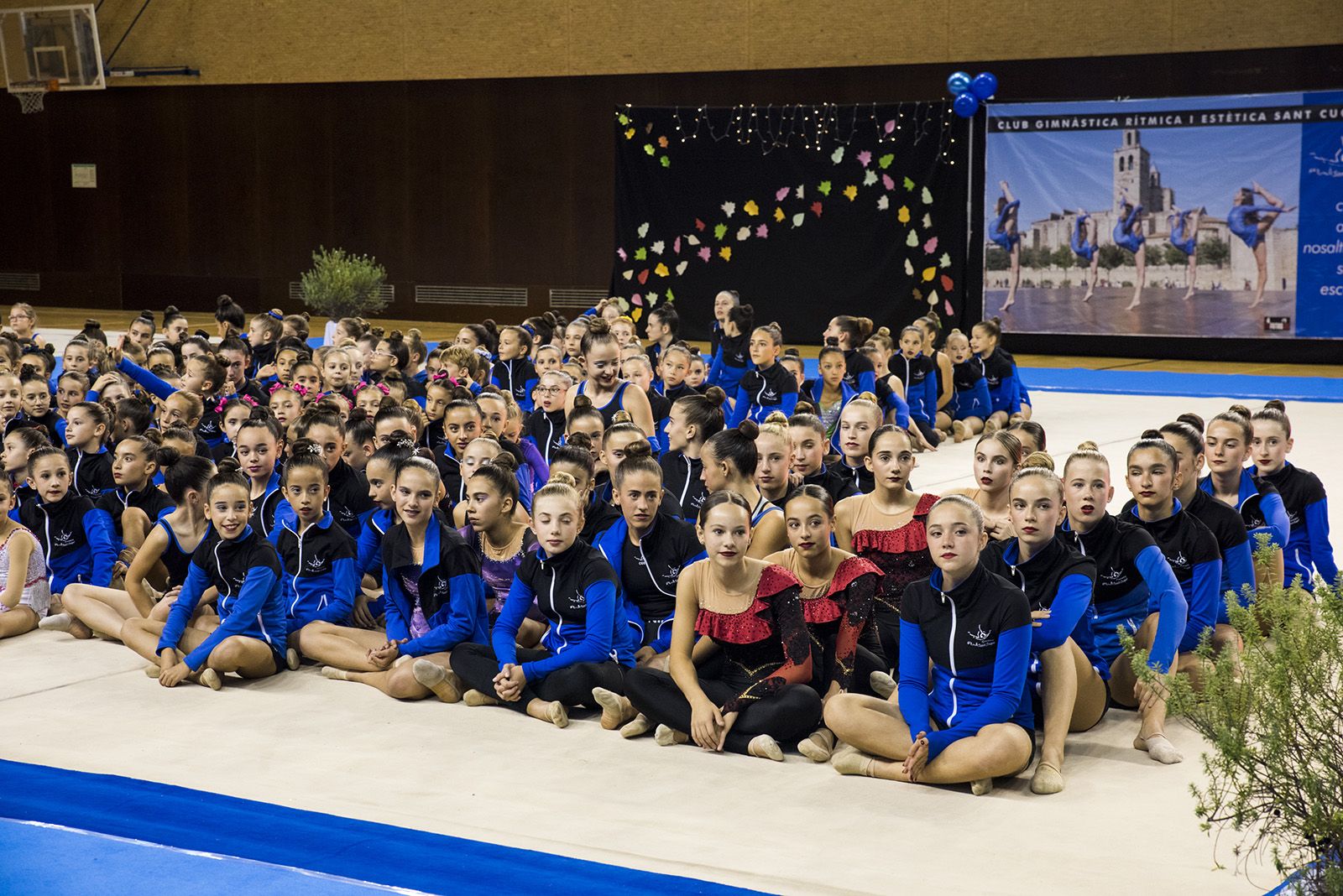 Presentació d'equips del Club Gimnàstica Rítmica i Estètica Sant Cugat. FOTO: Bernat Millet (TOT Sant Cugat)