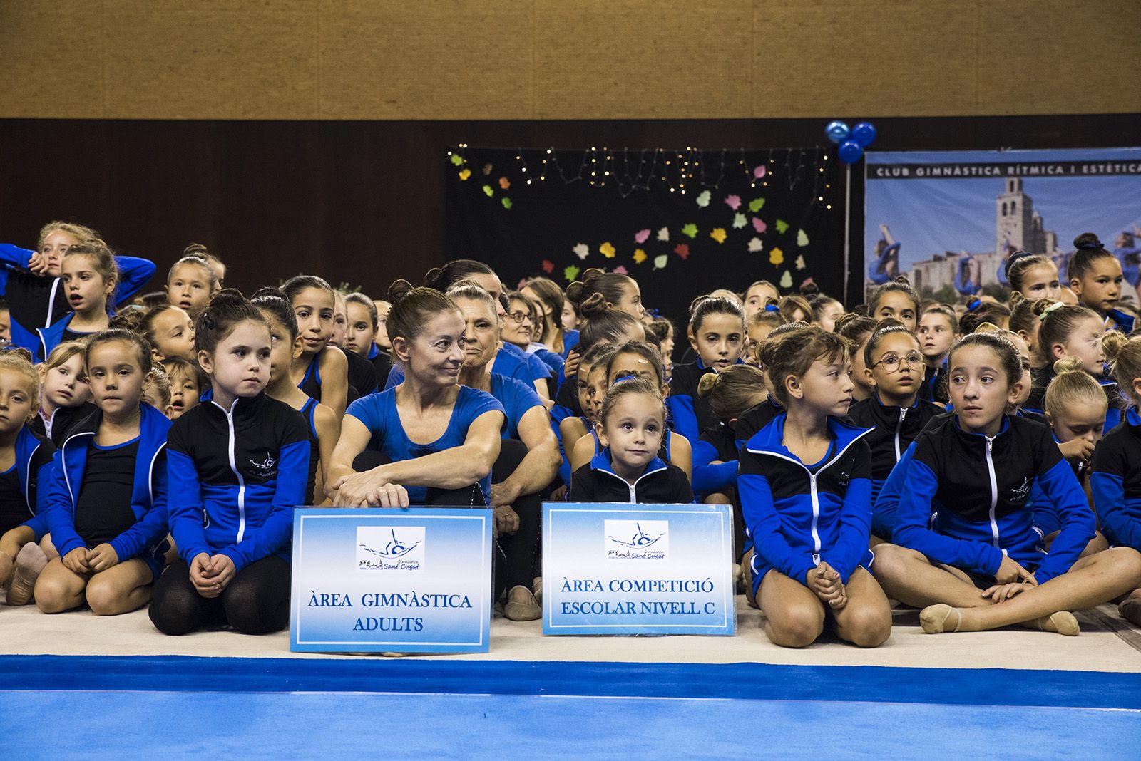 Presentació d'equips del Club Gimnàstica Rítmica i Estètica Sant Cugat. FOTO: Bernat Millet (TOT Sant Cugat)