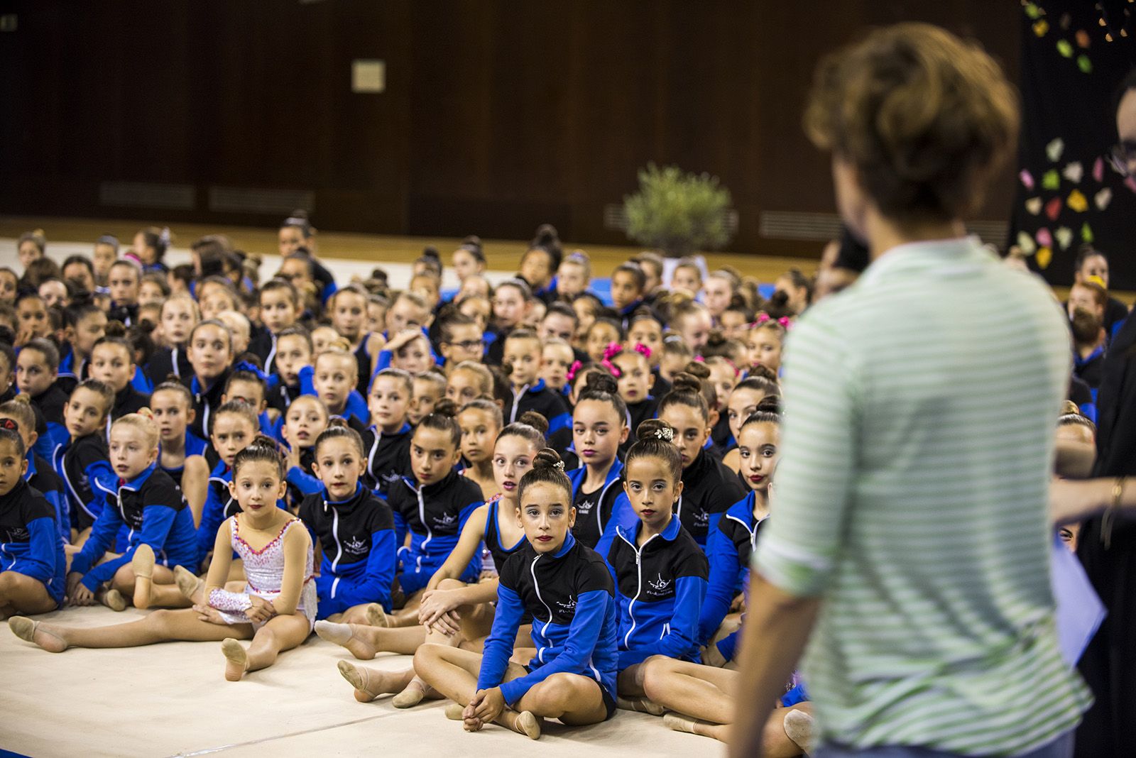 Presentació d'equips del Club Gimnàstica Rítmica i Estètica Sant Cugat. FOTO: Bernat Millet (TOT Sant Cugat)